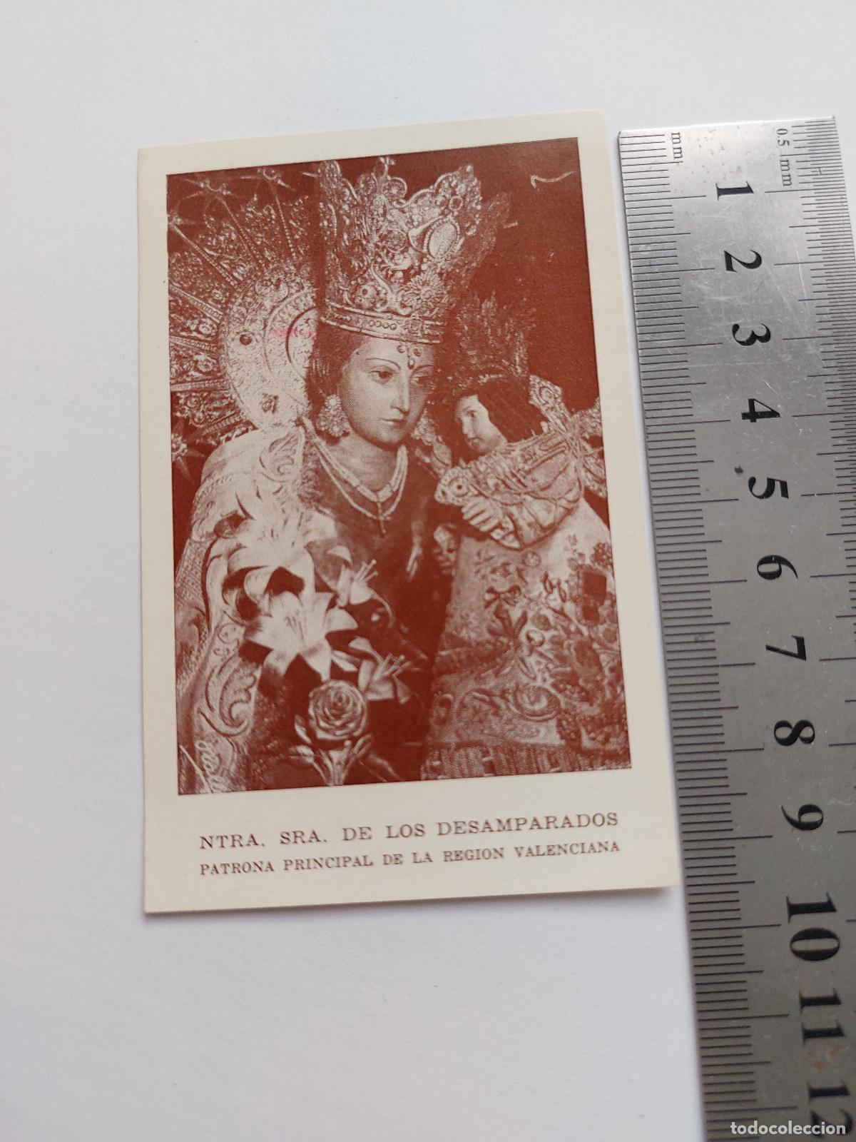 Postales: Estampa de la Virgen de los Desamparados Patrona de Valencia