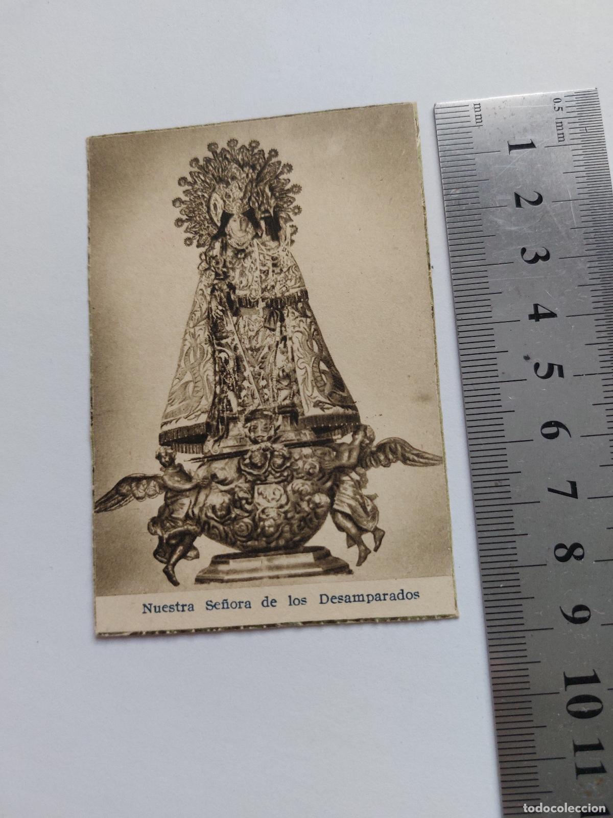 Postales: Estampa de Nuestra Se&ntilde;ora de los Desamparados en Valencia