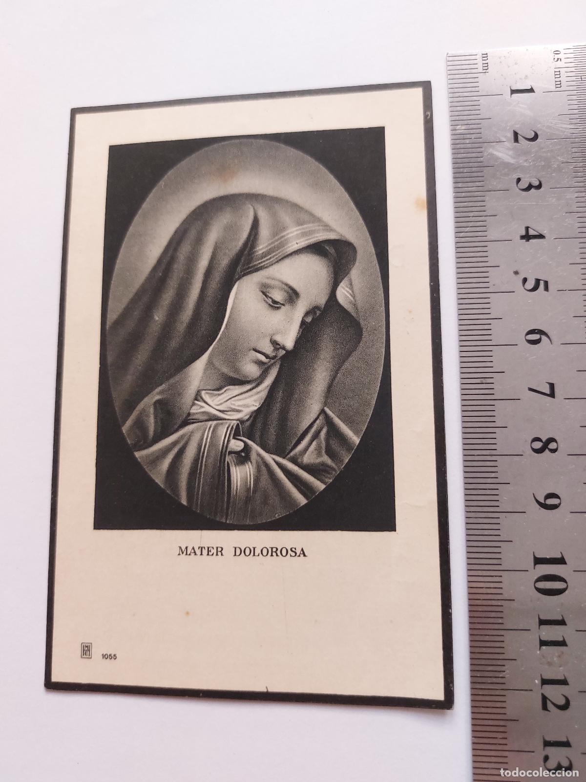 Postales: Estampa de Mater Dolorosa Arte Religioso