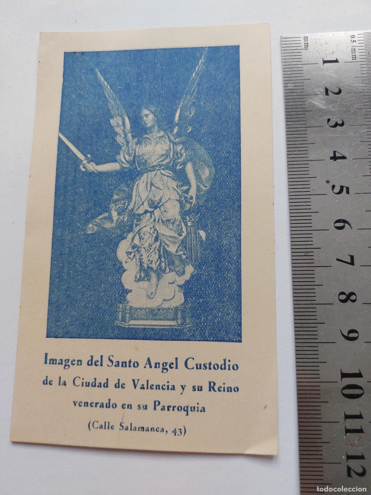 Postales: Estampa del Santo Angel Custodio de la Ciudad de Valencia
