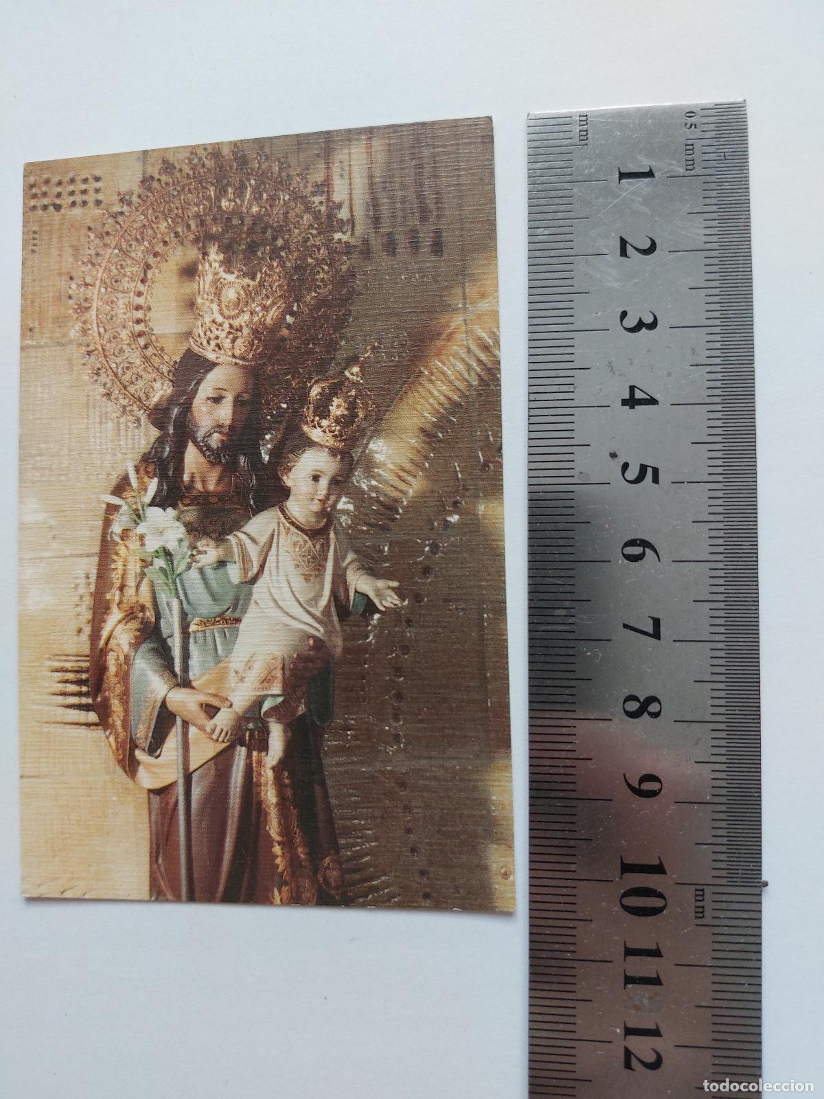 Postales: Estampa con Oraci&oacute;n por los Hijos e imagen de San Jos&eacute;