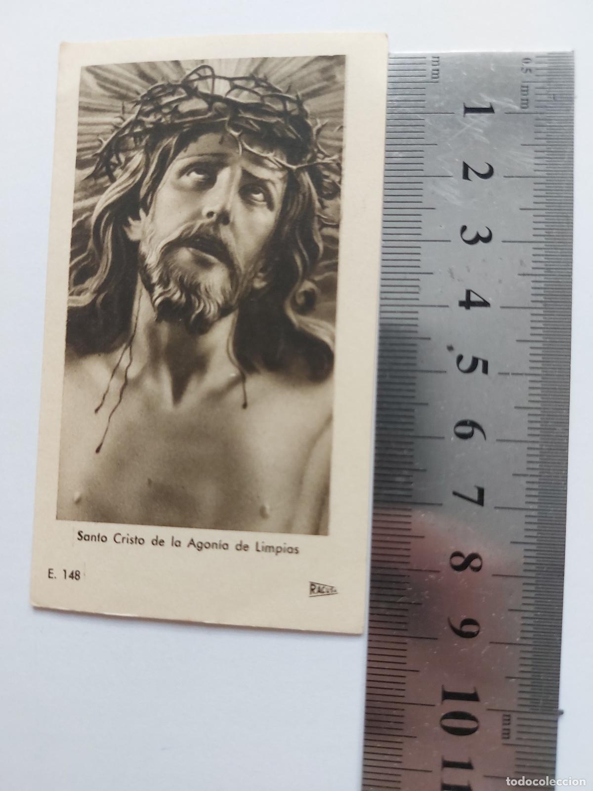 Postales: Estampa del Santo Cristo de la Agonia de Limpias