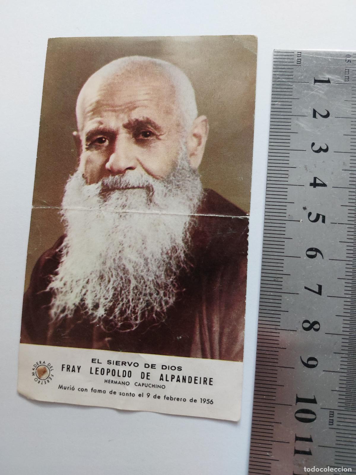 Postales: Estampa de Fray Leopoldo de Alpandeire, Granada