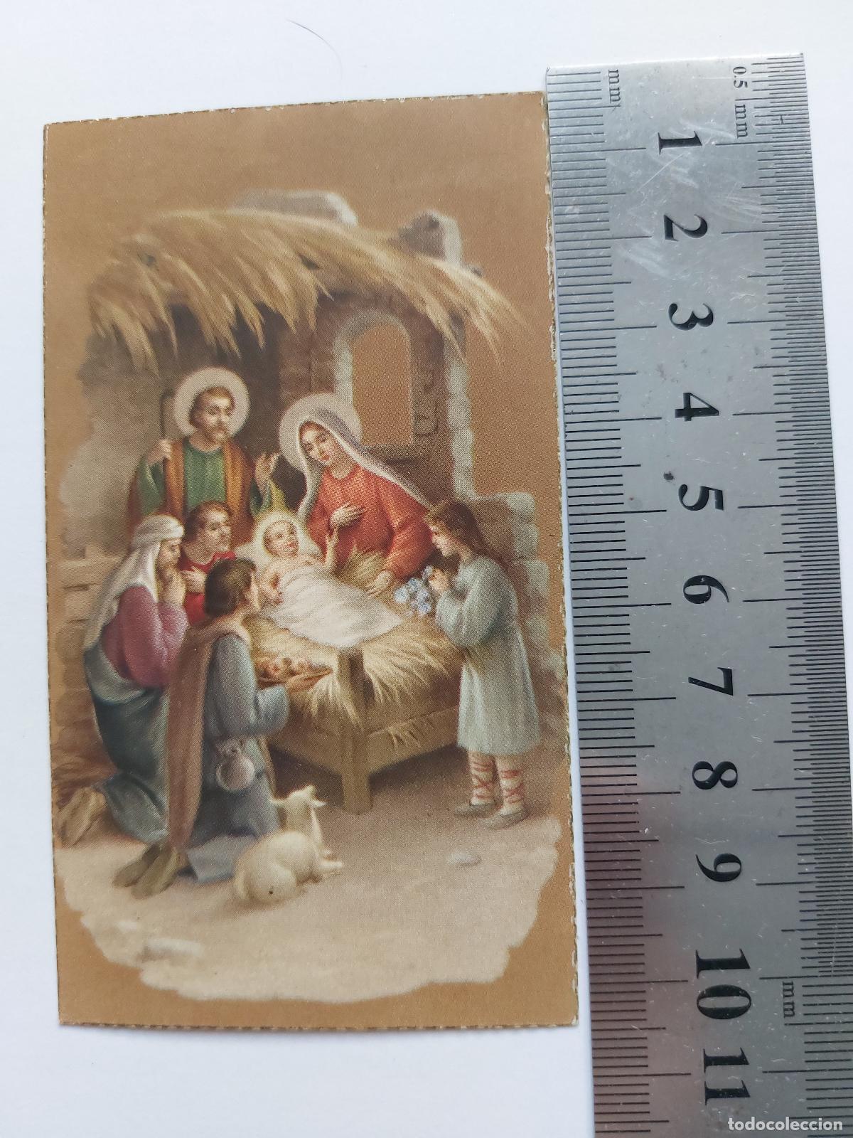 Postales: Estampa del Bel&eacute;n con la Sagrada Familia
