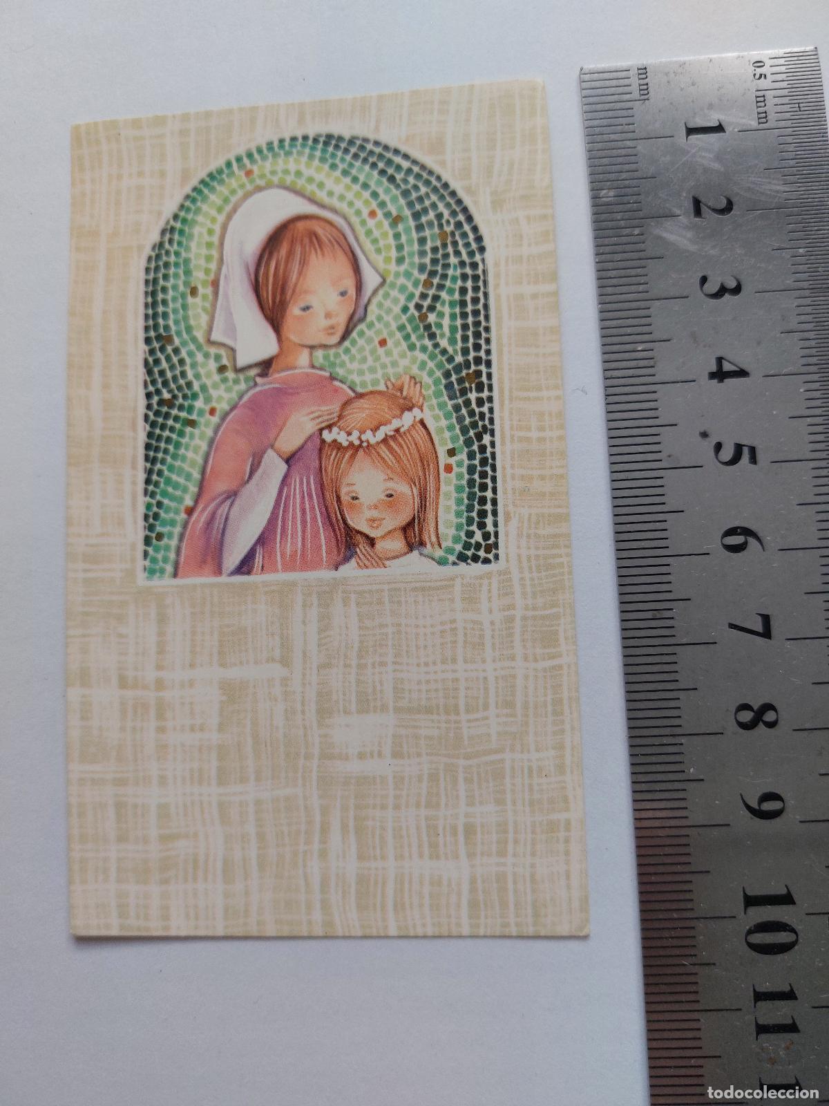 Postales: Estampa ilustrada de madre e hija