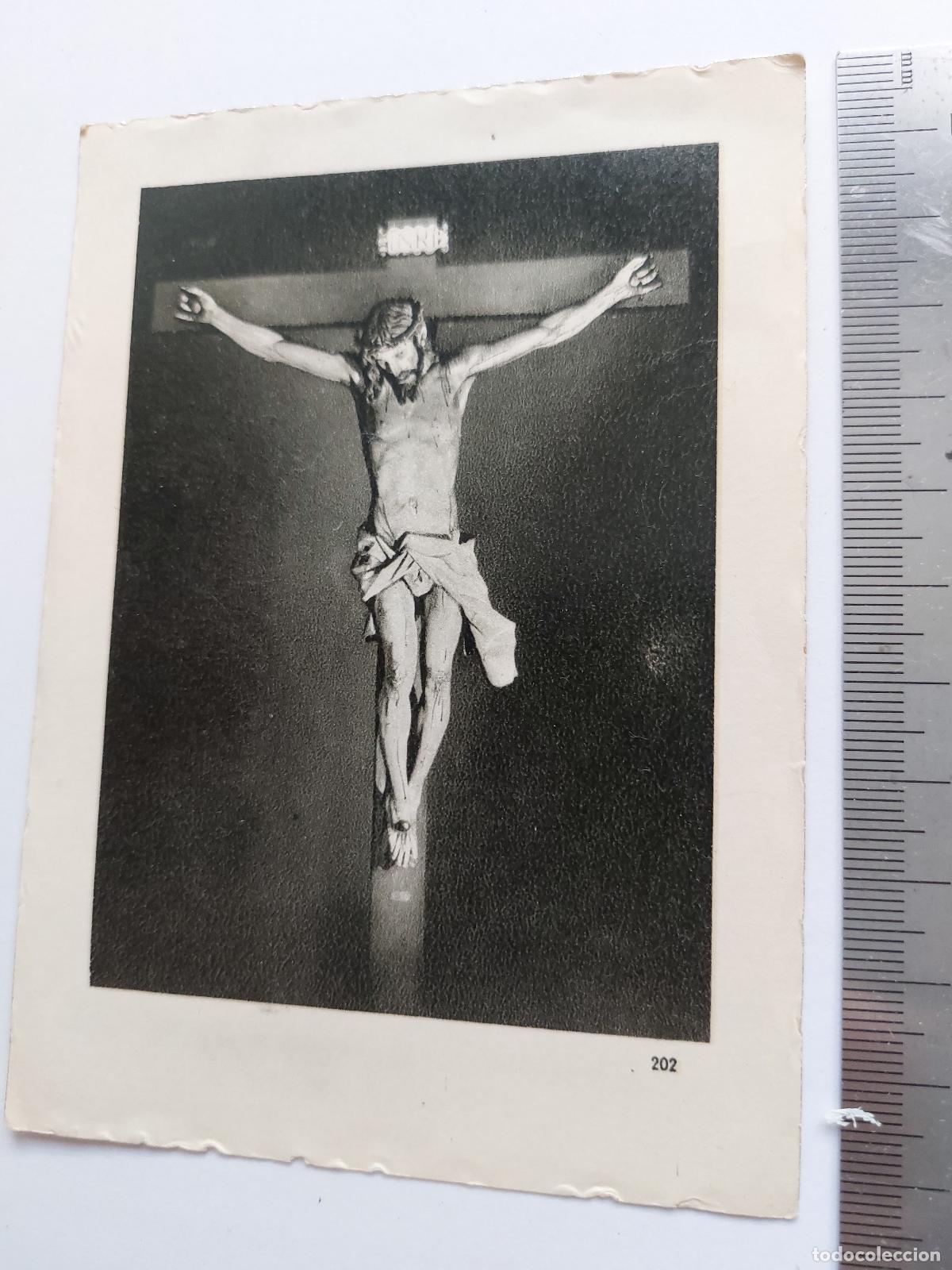 Postales: Estampa con representaci&oacute;n de Jesucristo en la cruz