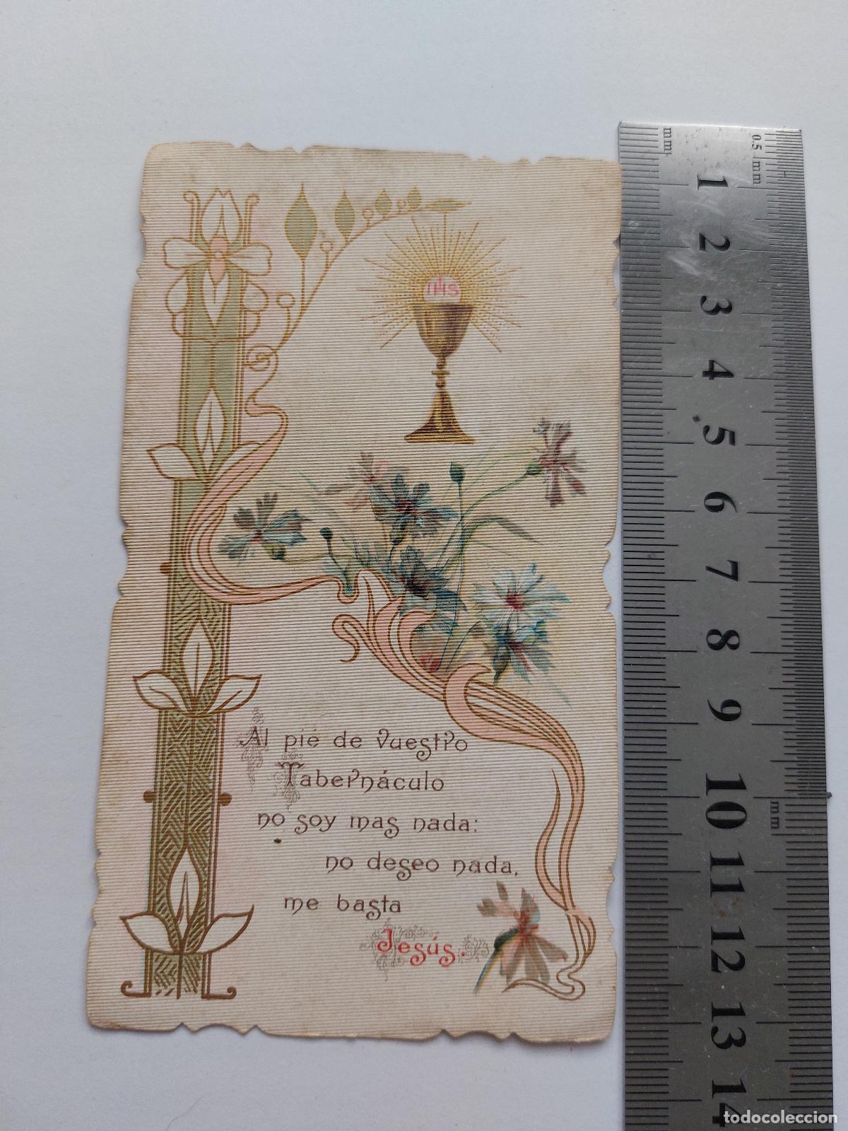 Postales: Estampa de recuerdo de Primera Comuni&oacute;n en Masamagrell