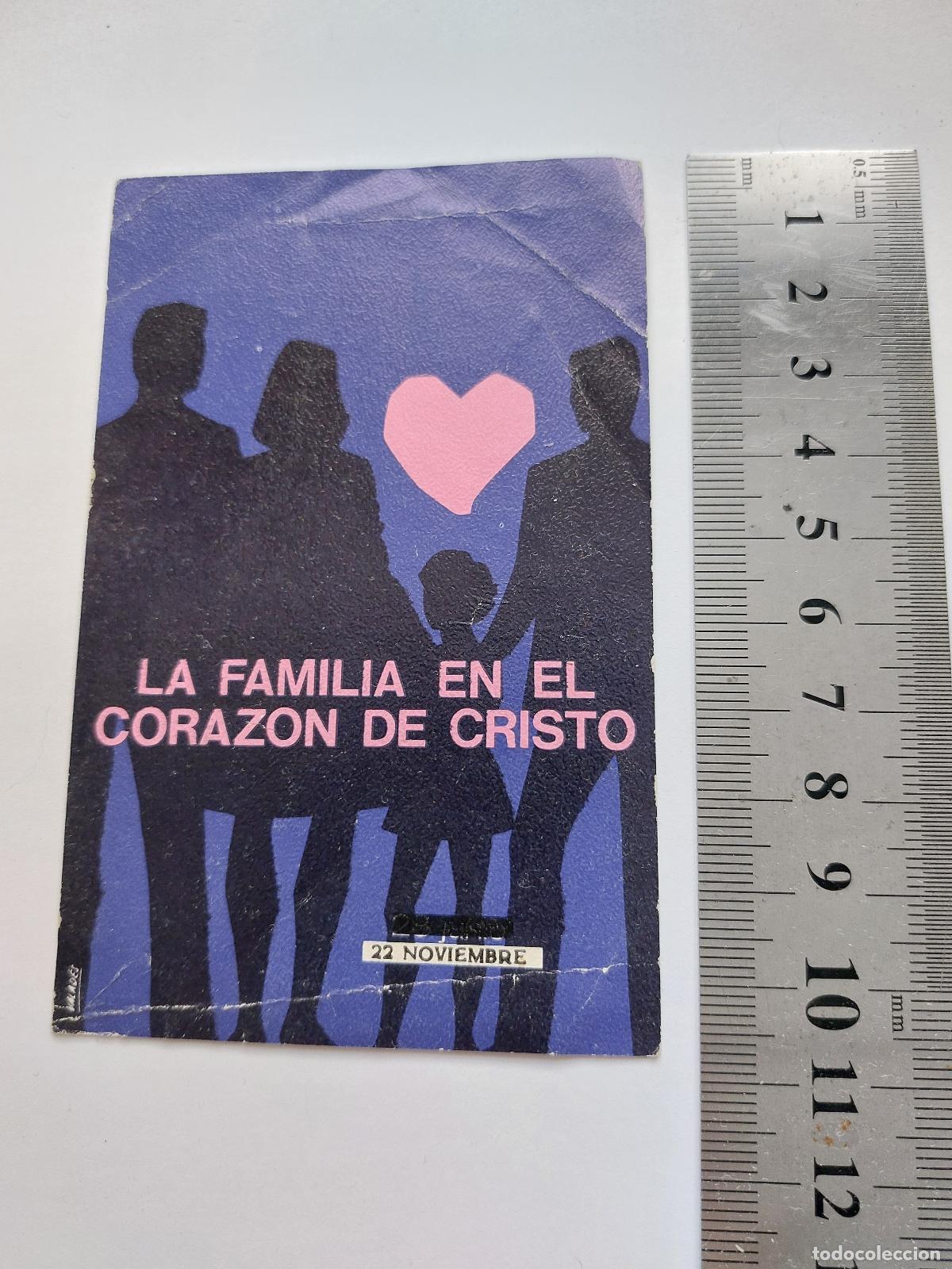 Postales: Estampa de Consagraci&oacute;n de la Familia al Sagrado Coraz&oacute;n