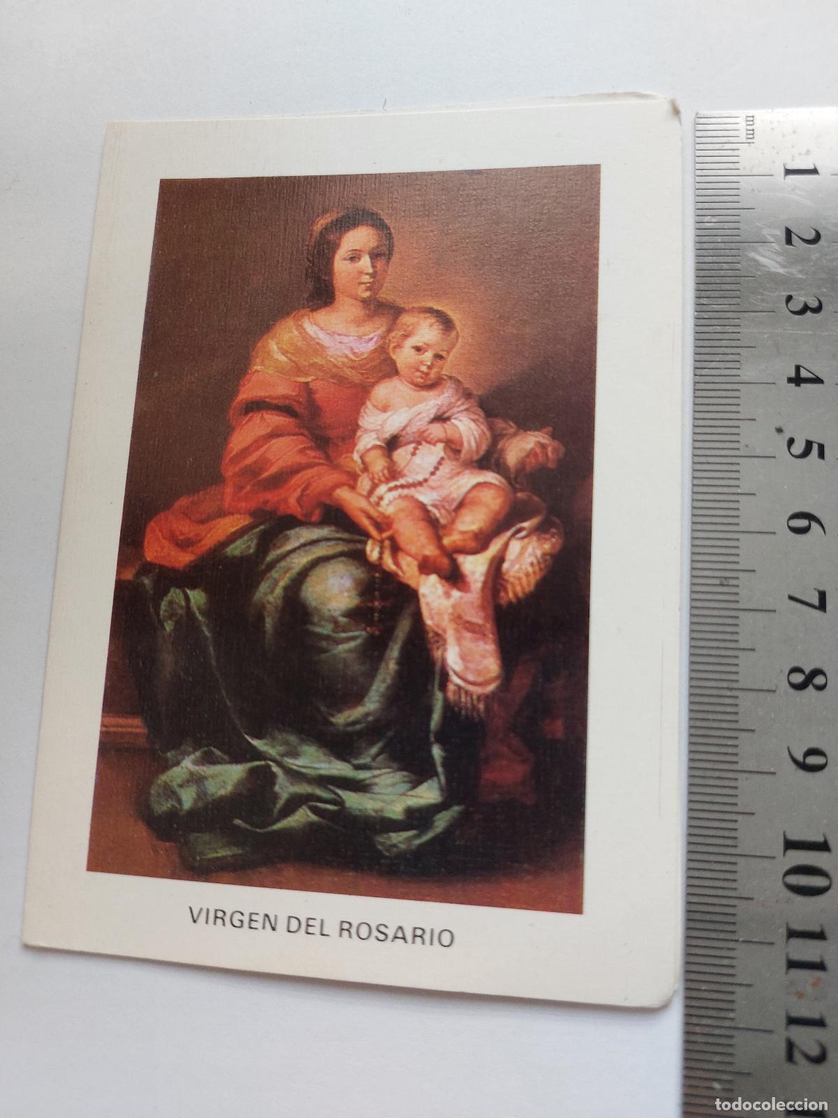 Postales: Estampa religiosa de la Virgen del Rosario
