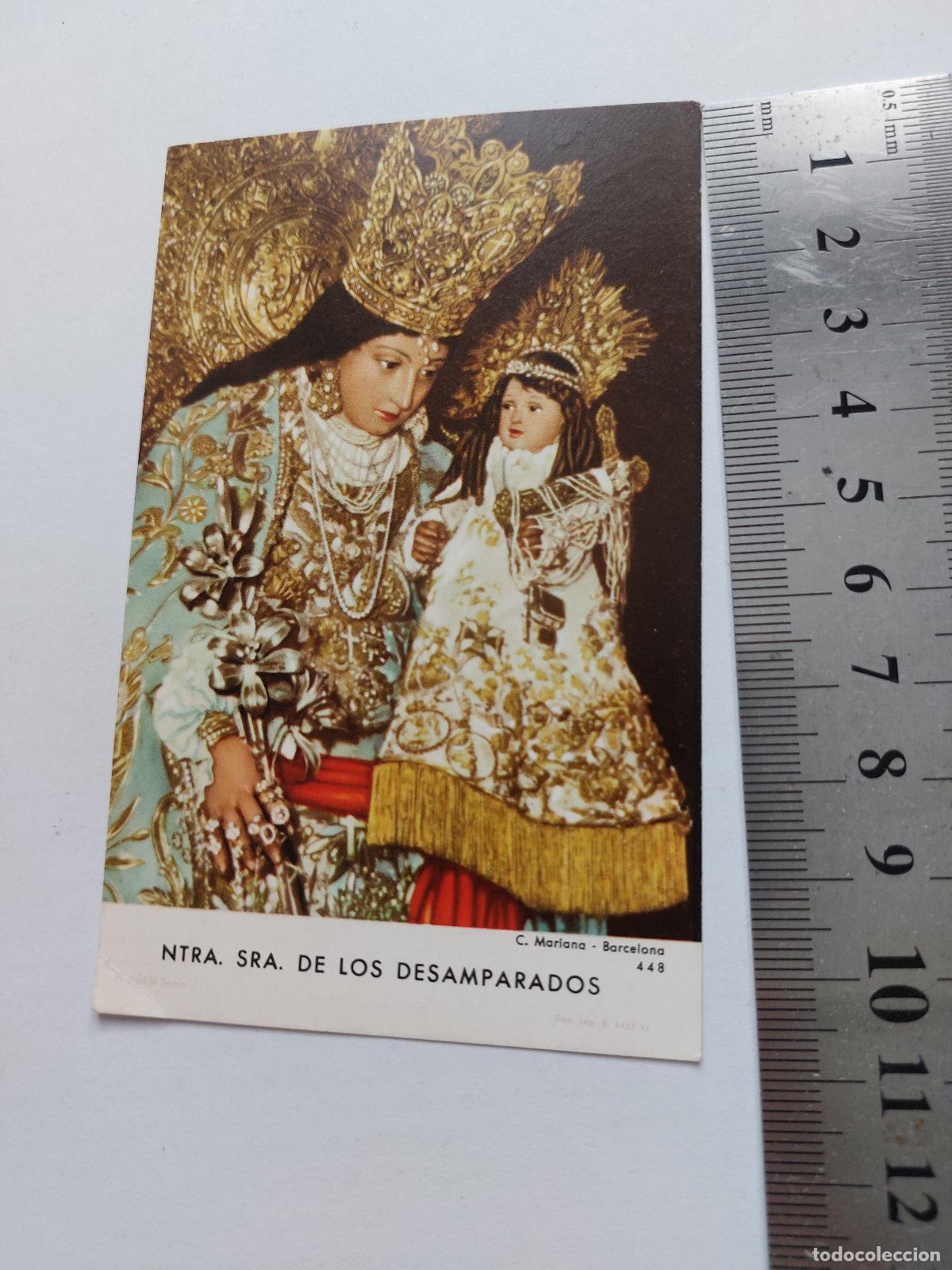 Postales: Estampa de Nuestra Se&ntilde;ora de los Desamparados