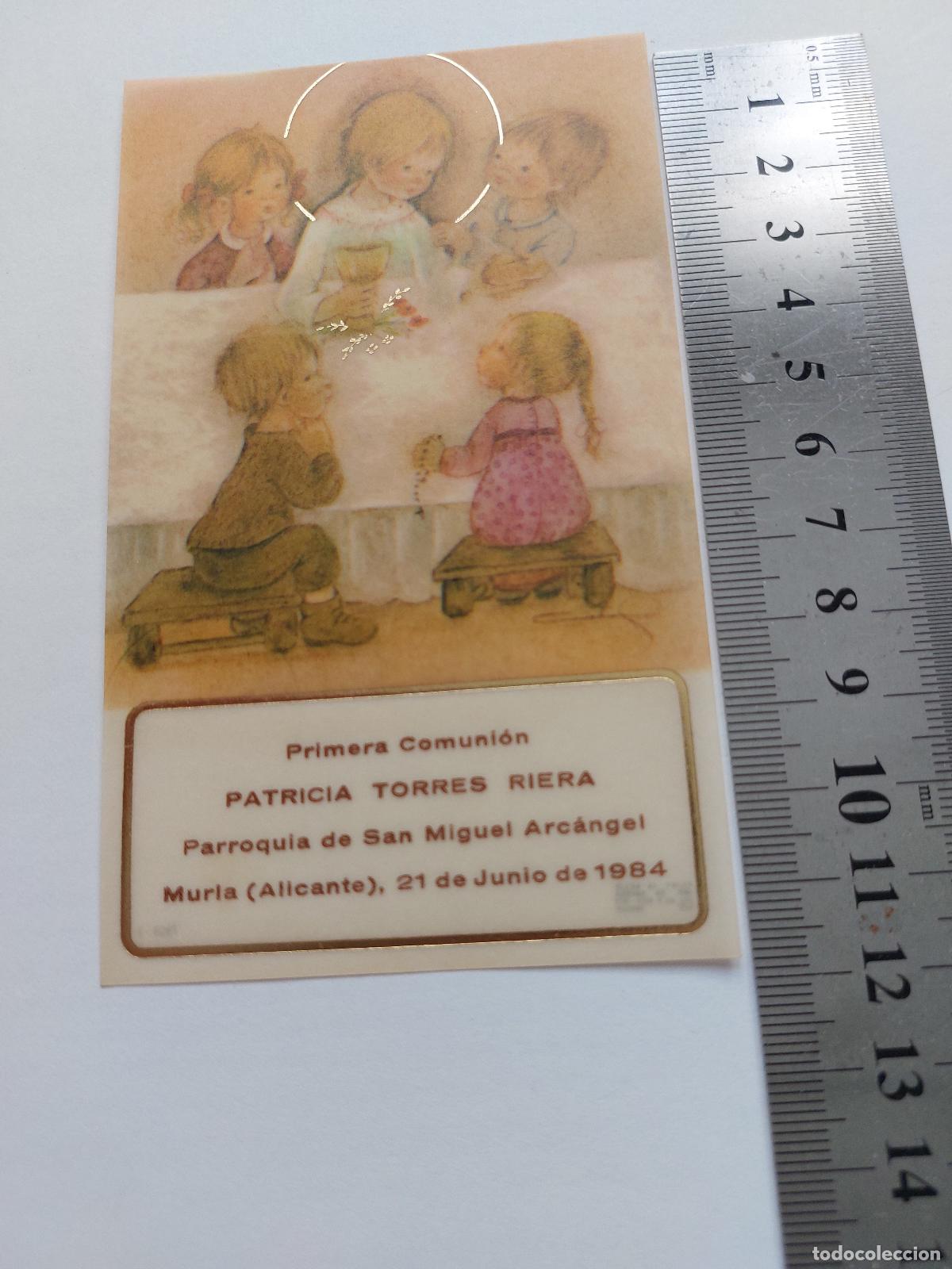 Postales: Estampa de recuerdo de Primera Comuni&oacute;n, Murla, Alicante