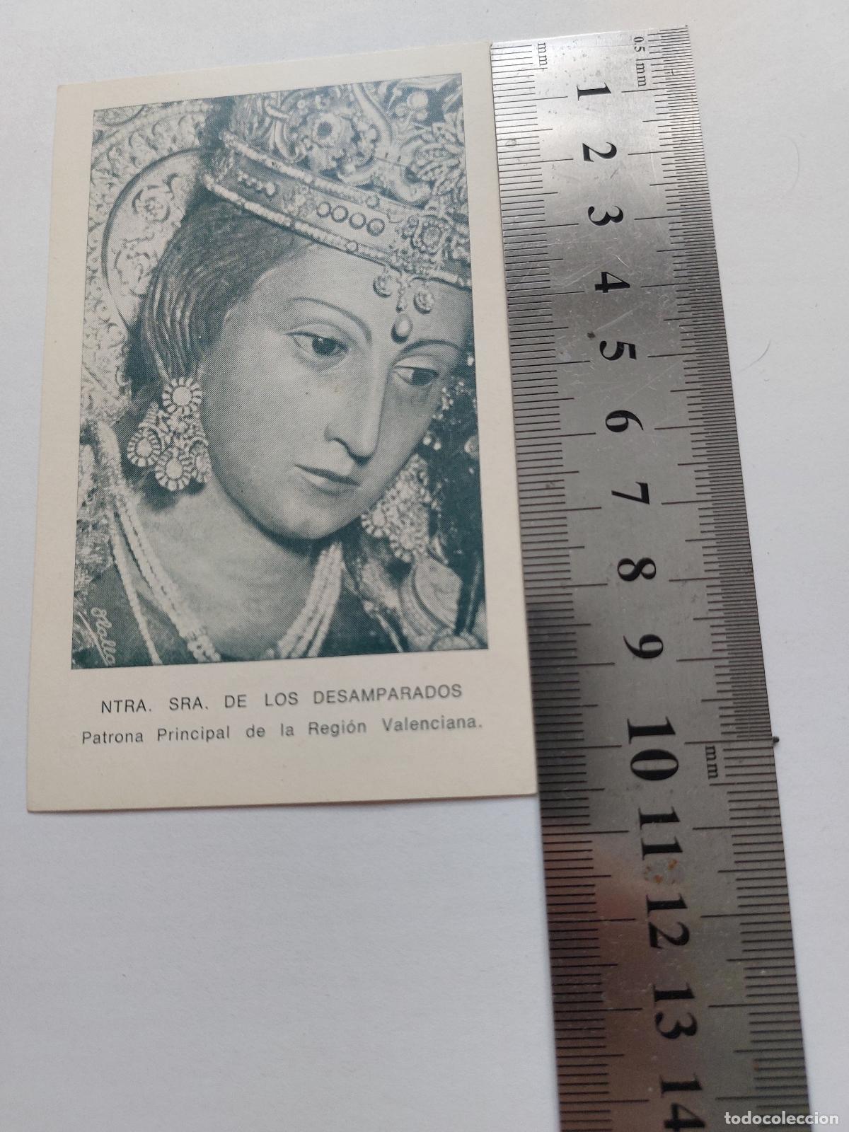 Postales: Estampa de la Virgen de los Desamparados