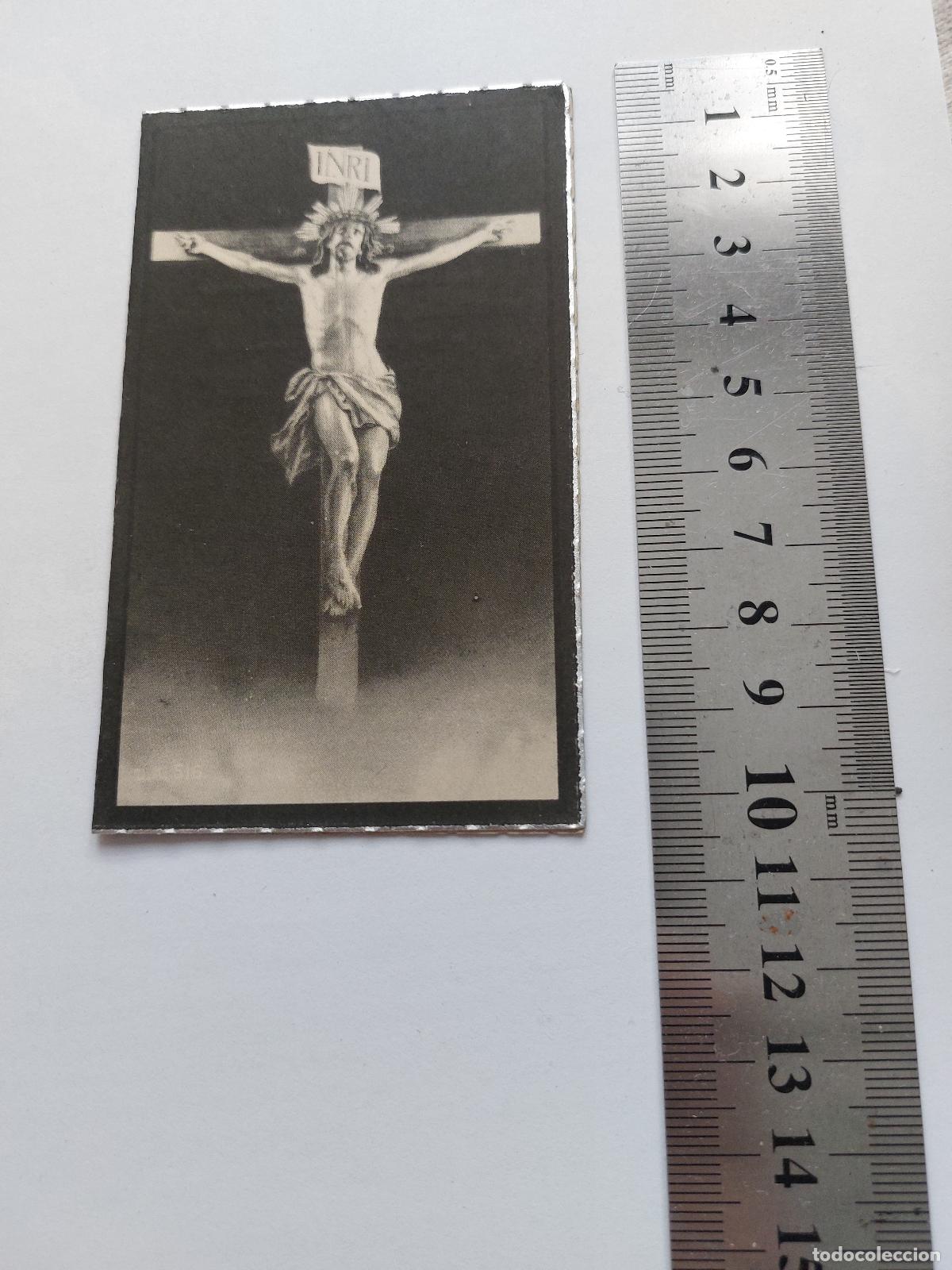 Postales: Estampa con im&aacute;genes religiosas de la crucifixi&oacute;n y el descendimiento de Jes&uacute;s