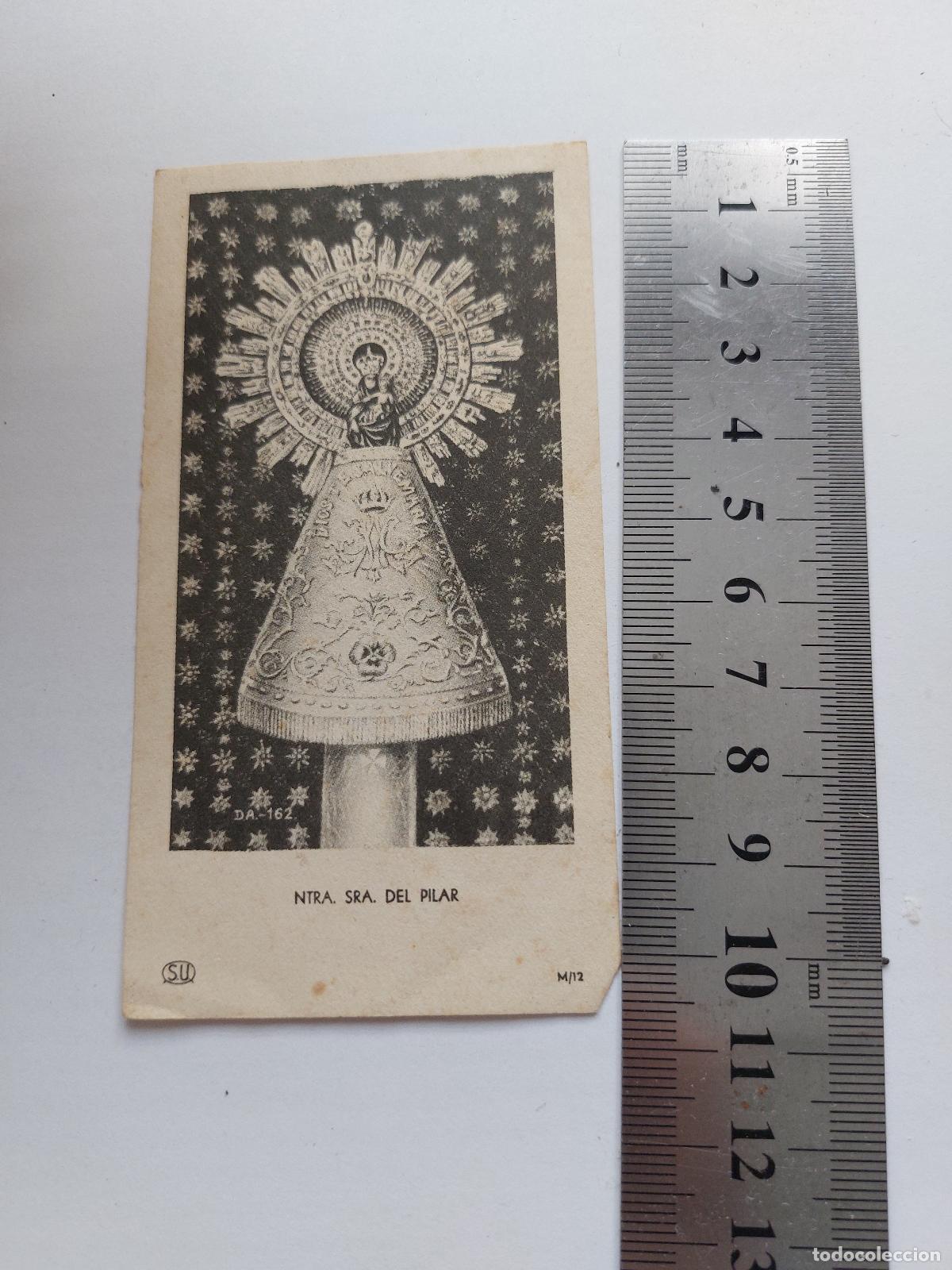 Postales: Estampa de Nuestra Se&ntilde;ora del Pilar en Zaragoza
