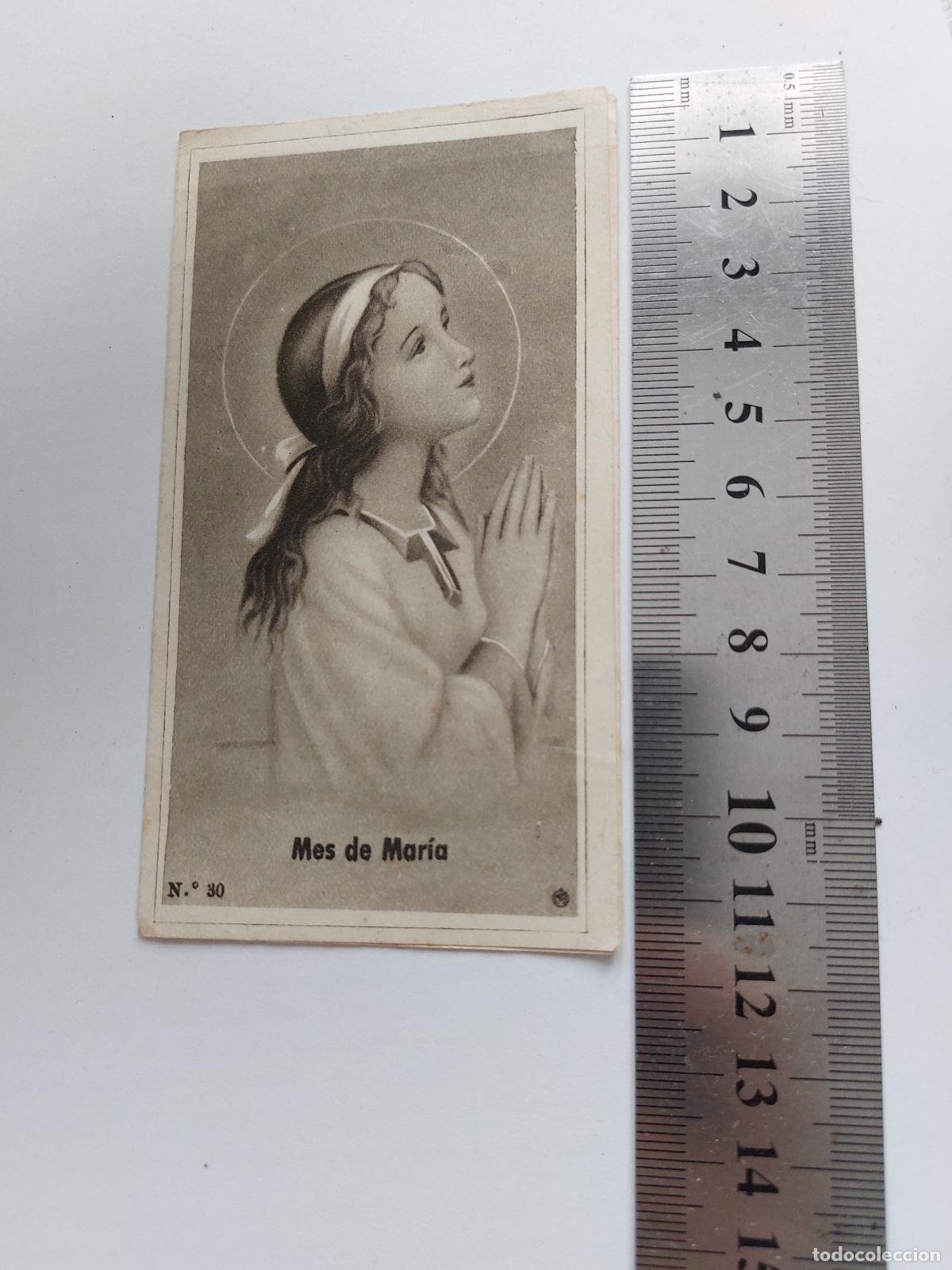 Postais: Estampa devocional Mes de Mar&iacute;a, Barcelona