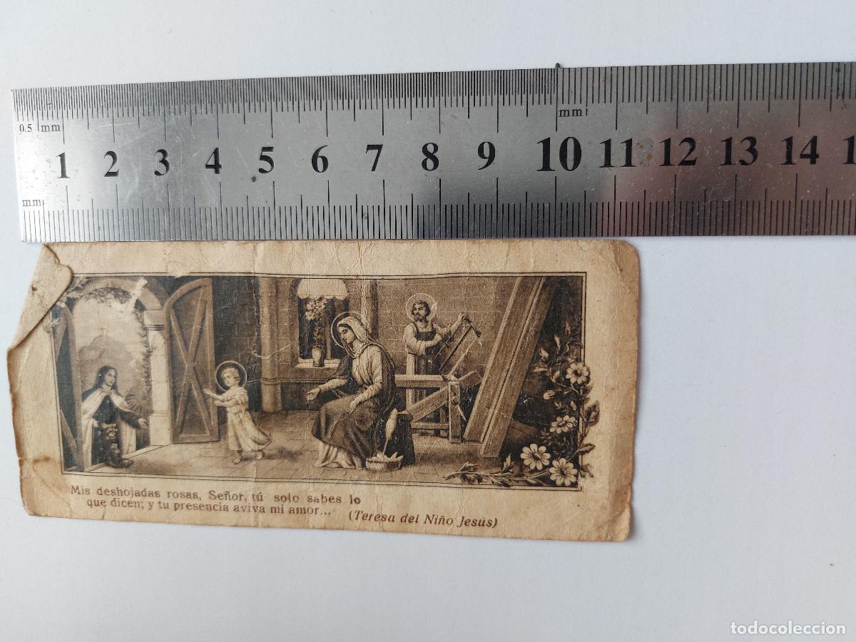 Postales: Estampa religiosa con cita de Teresa del Ni&ntilde;o Jes&uacute;s