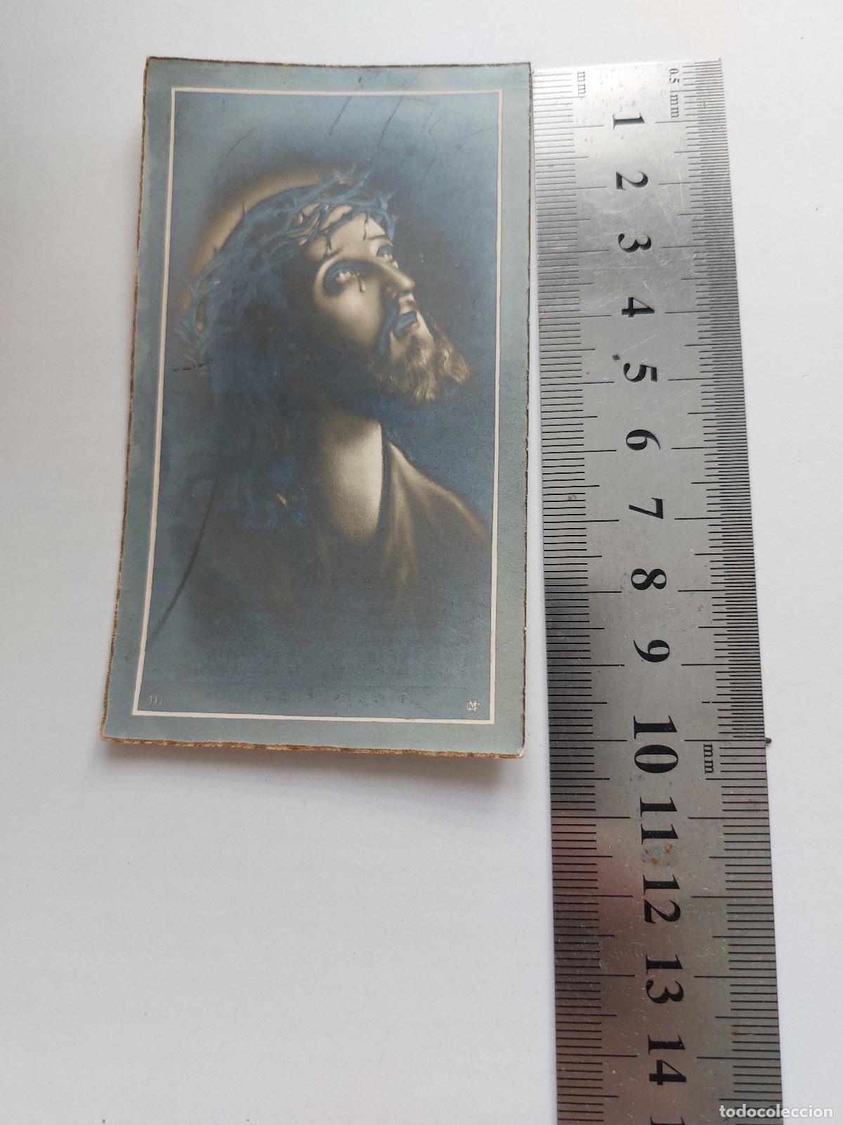 Postales: Estampa de recordatorio f&uacute;nebre de Concepci&oacute;n Crespo Ortol&aacute; en Valencia