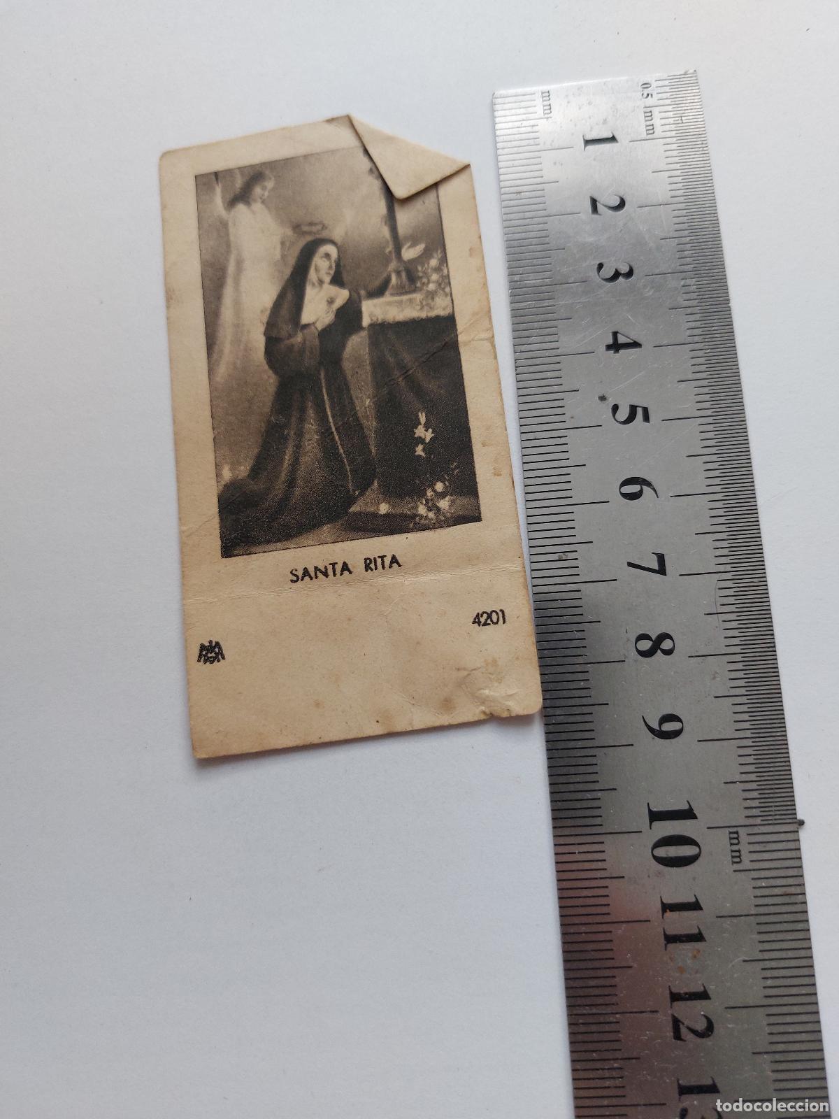 Postales: Estampa religiosa de Santa Rita de Cascia