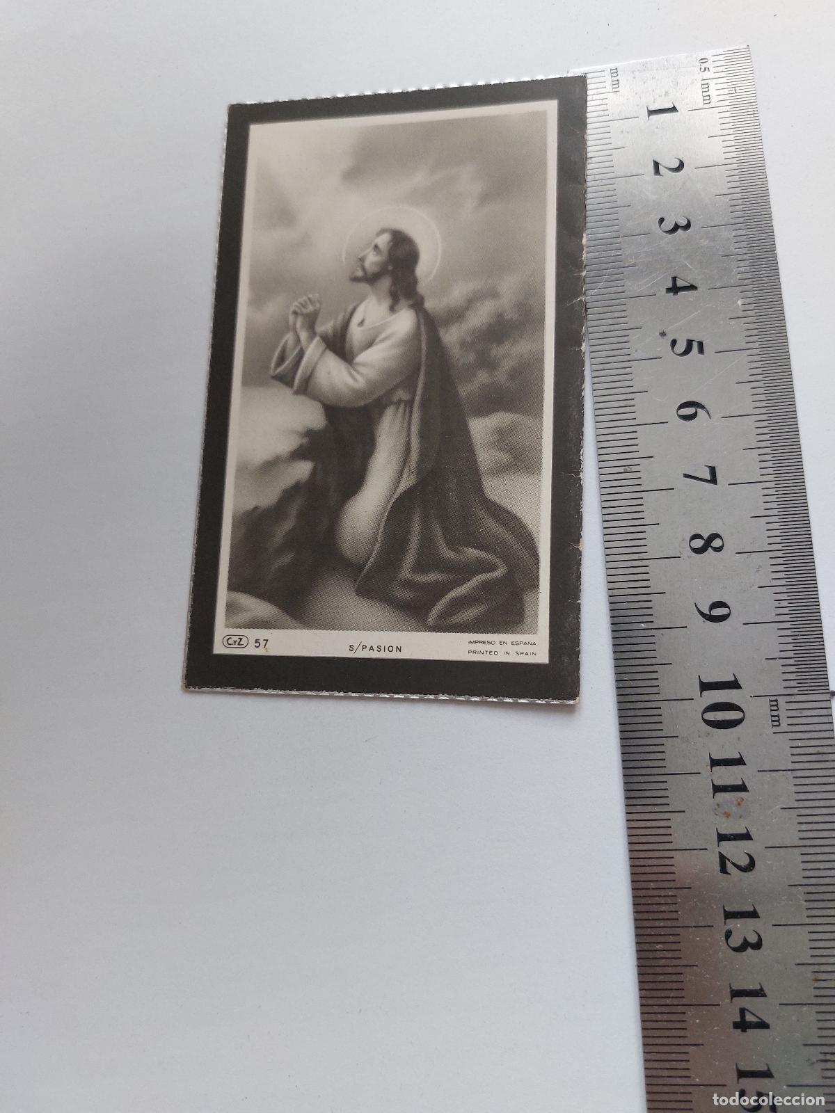 Postales: Estampa religiosa con im&aacute;genes de Jesucristo y la Virgen Mar&iacute;a
