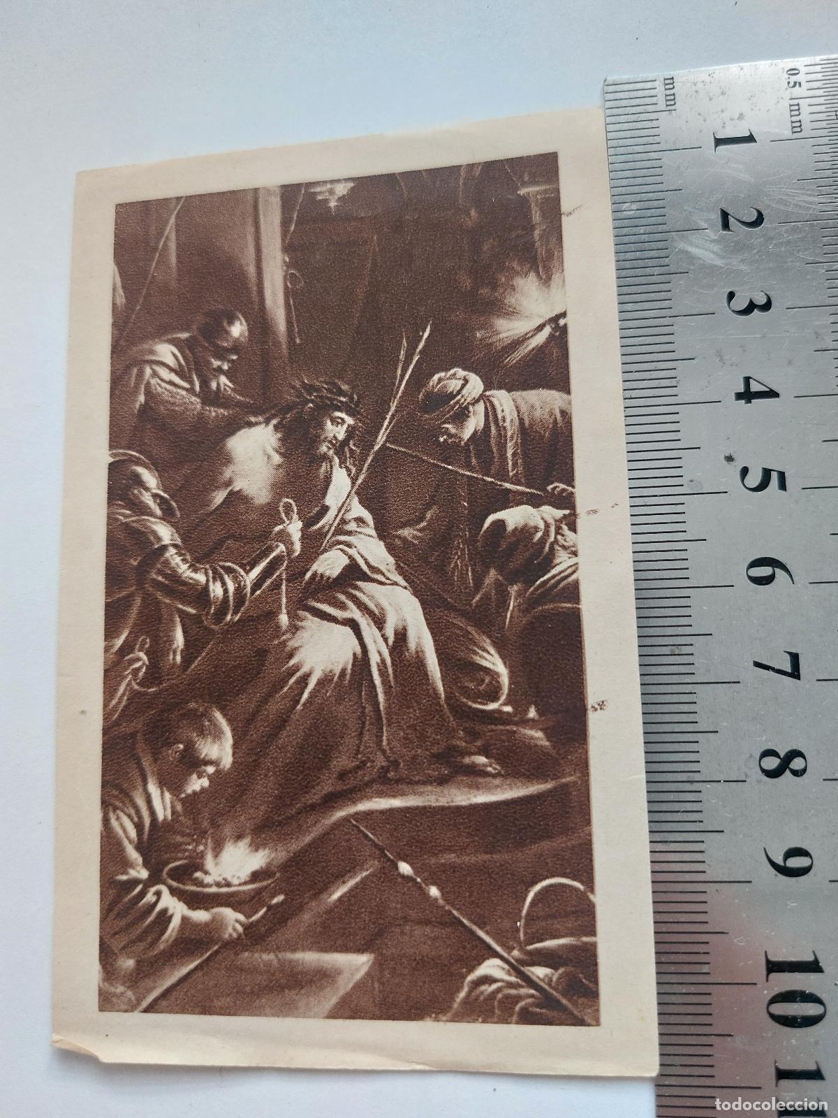Postales: Estampa con representaci&oacute;n de la pasi&oacute;n de Jesucristo