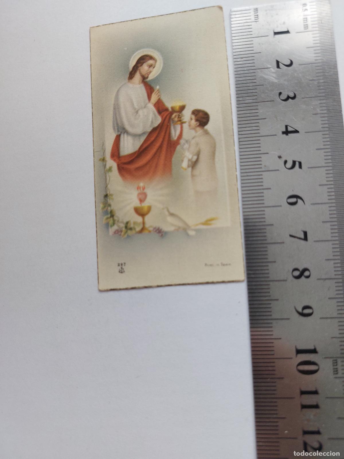 Postales: Estampa de recuerdo de Primera Comuni&oacute;n en Iglesia San Luis Beltr&aacute;n