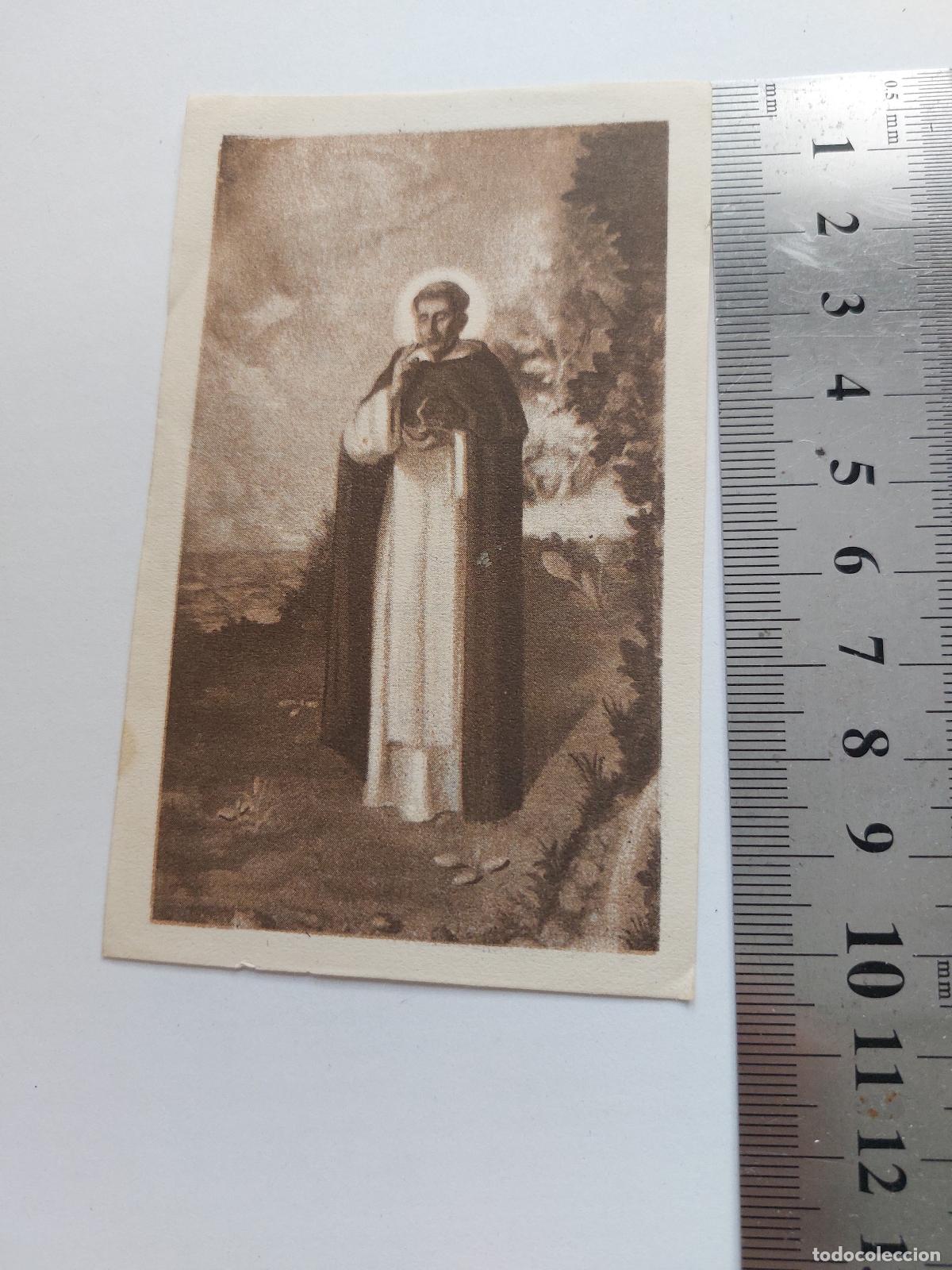 Postales: Estampa de San Luis Bertr&aacute;n figura religiosa de Valencia