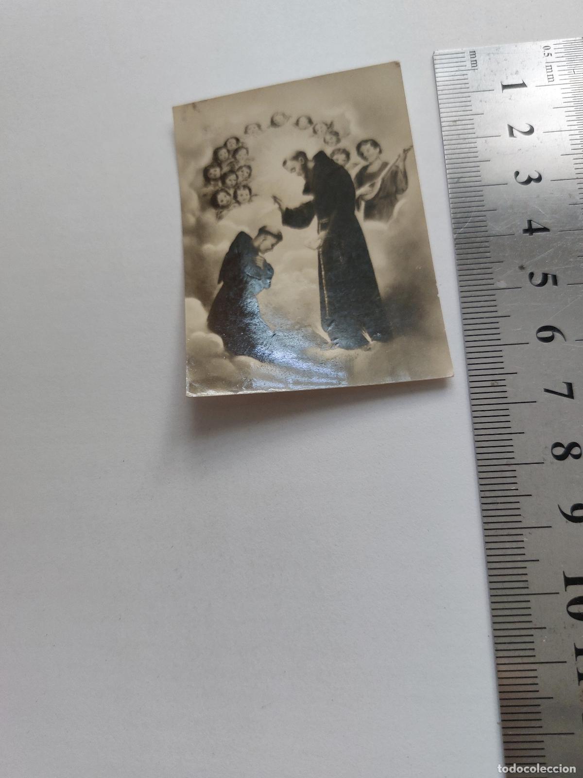 Postales: Estampa religiosa con la Bendici&oacute;n de San Francisco