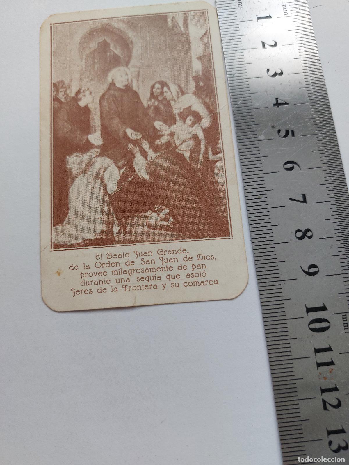 Postales: Estampa religiosa del Beato Juan Grande en Jerez de la Frontera
