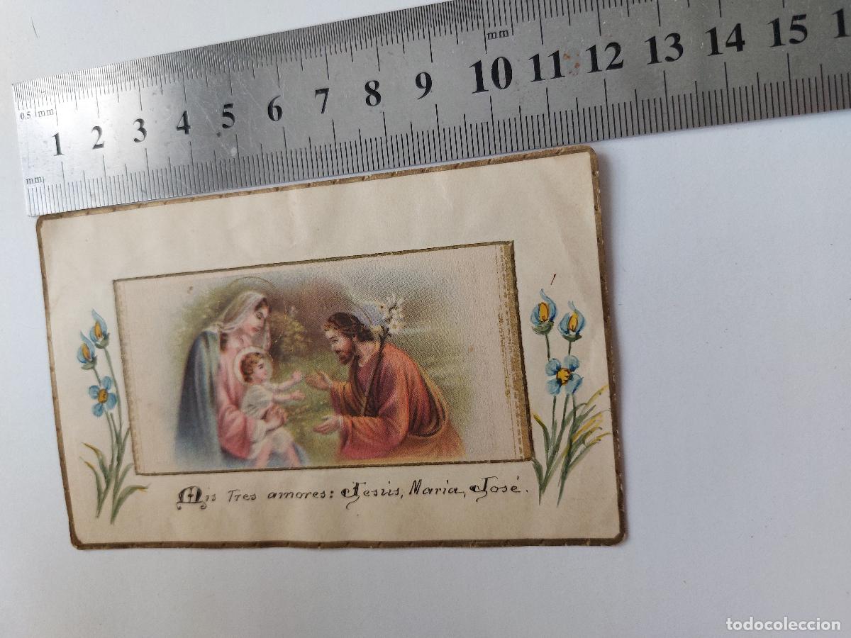 Postales: Estampa de la Sagrada Familia Jes&uacute;s Mar&iacute;a y Jos&eacute;
