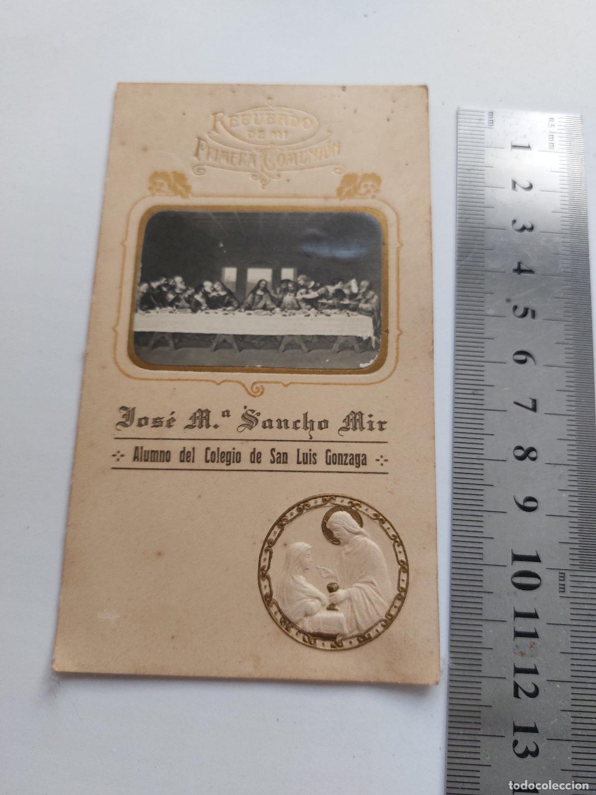 Postales: Estampa de recuerdo de Primera Comuni&oacute;n en Burjasot