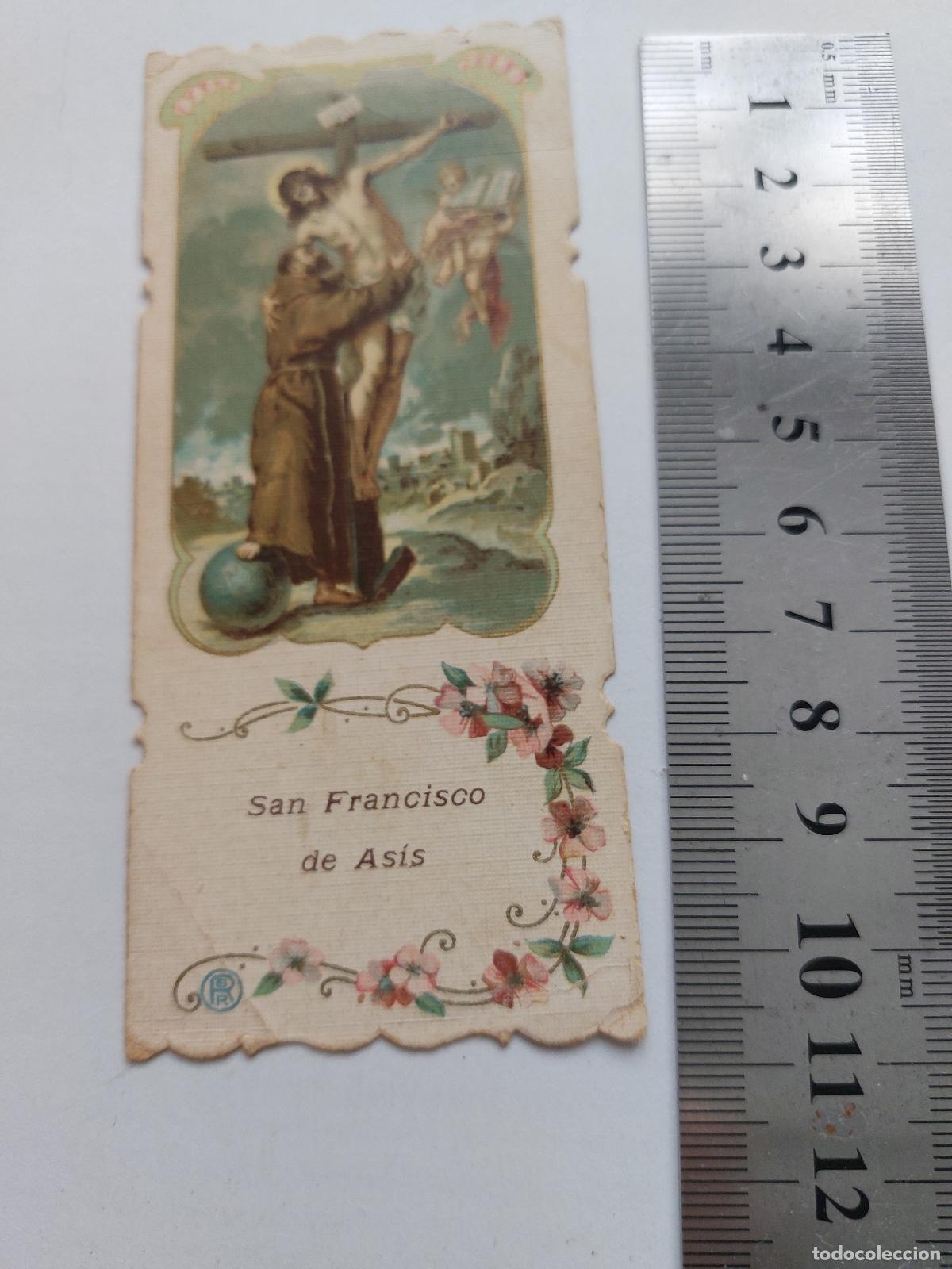 Postales: Estampa religiosa de San Francisco de As&iacute;s