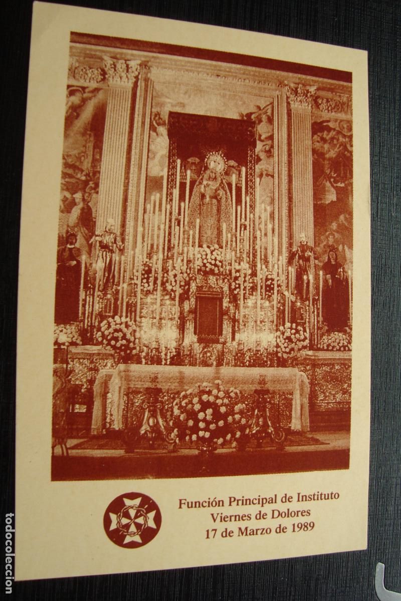 Postales: RECUERDO CULTOS VIRGEN DEL VALLE SEVILLA 1989