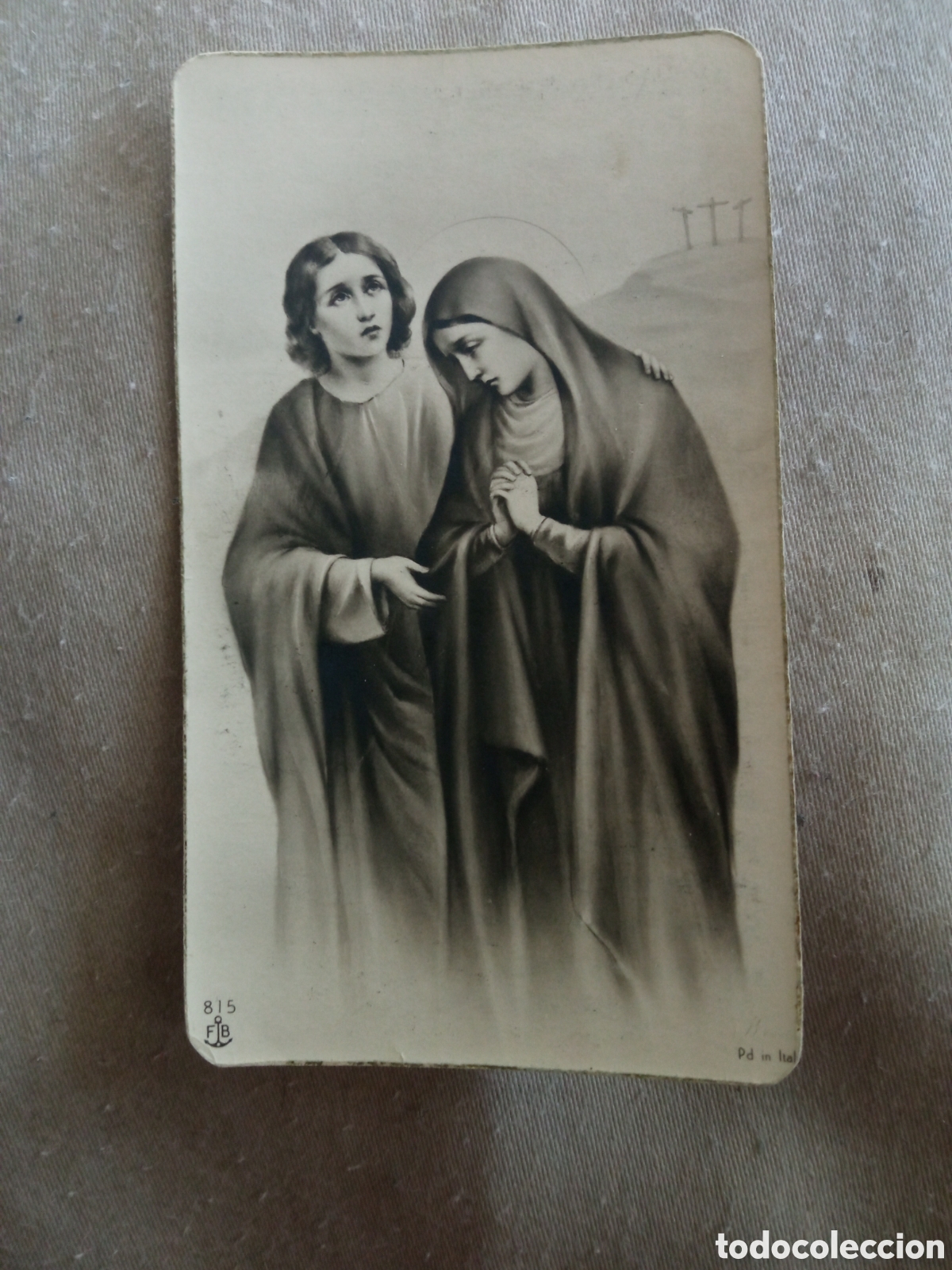 Postales: Antiguo recordatorio, ACADEMIA DE ARTILLER&Iacute;A, Comuni&oacute;n Pascual de 1940