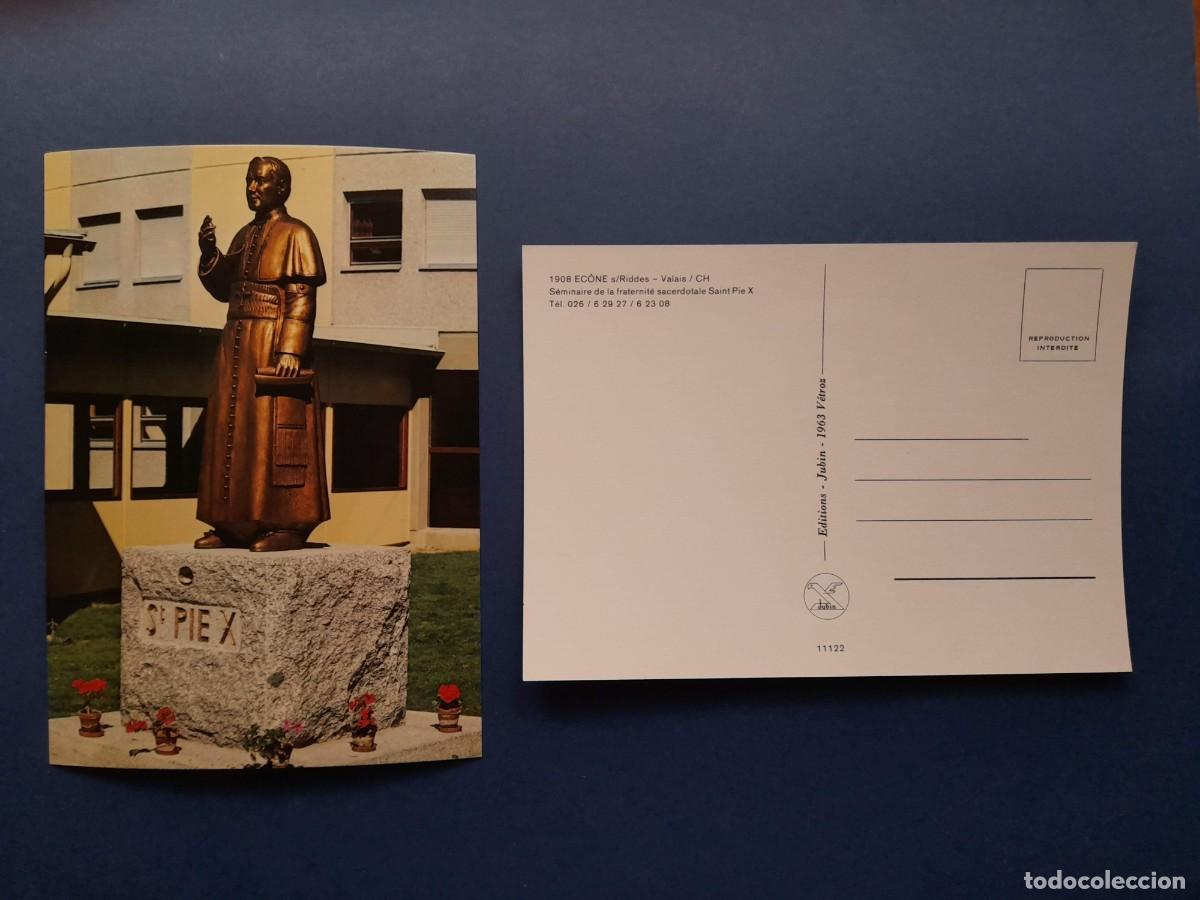 Postales: Postal San Pio X Postal Econe FSSPX Lefebvre