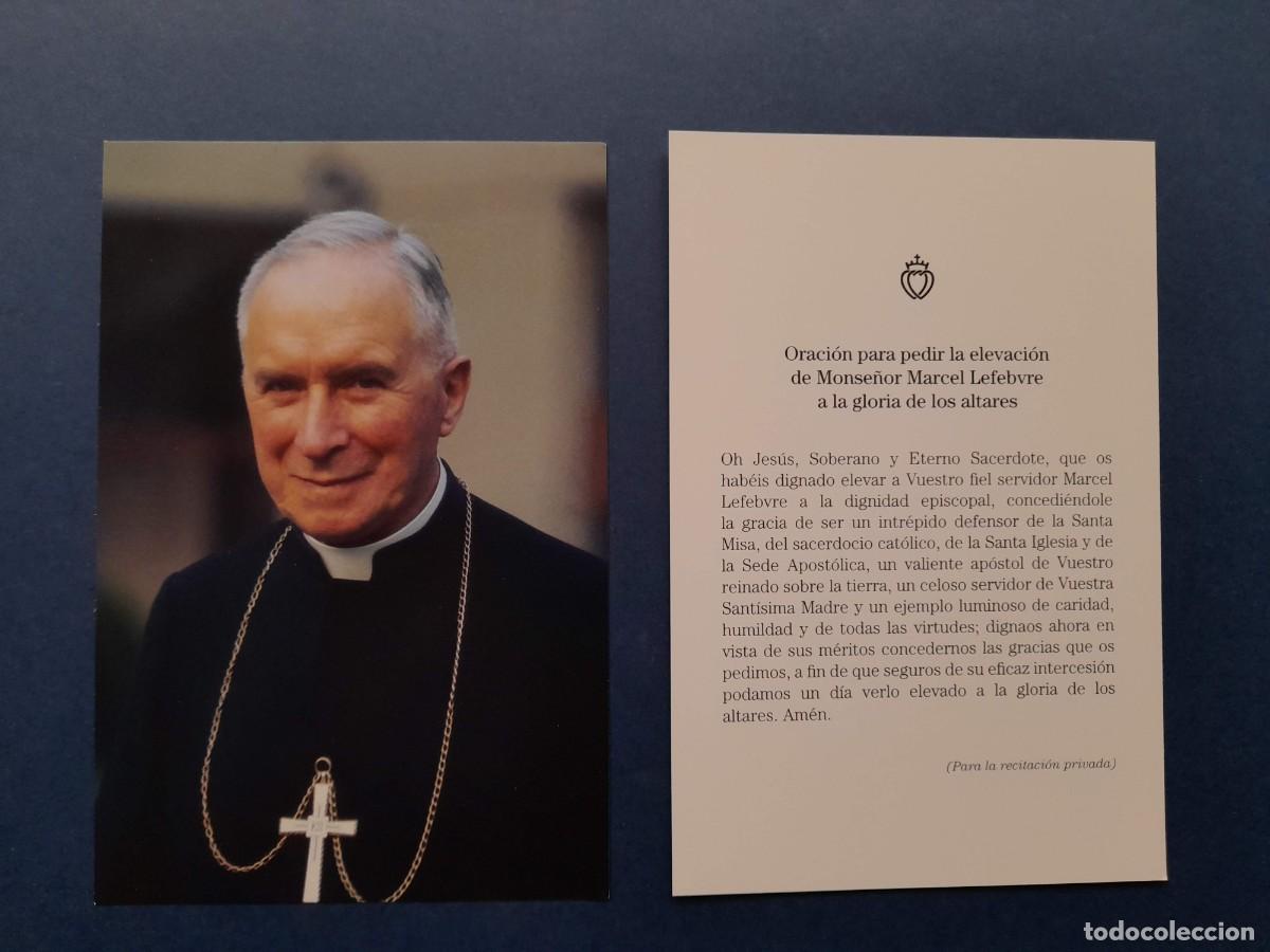 Postales: Estampa Monse&ntilde;or Marcel Lefebvre