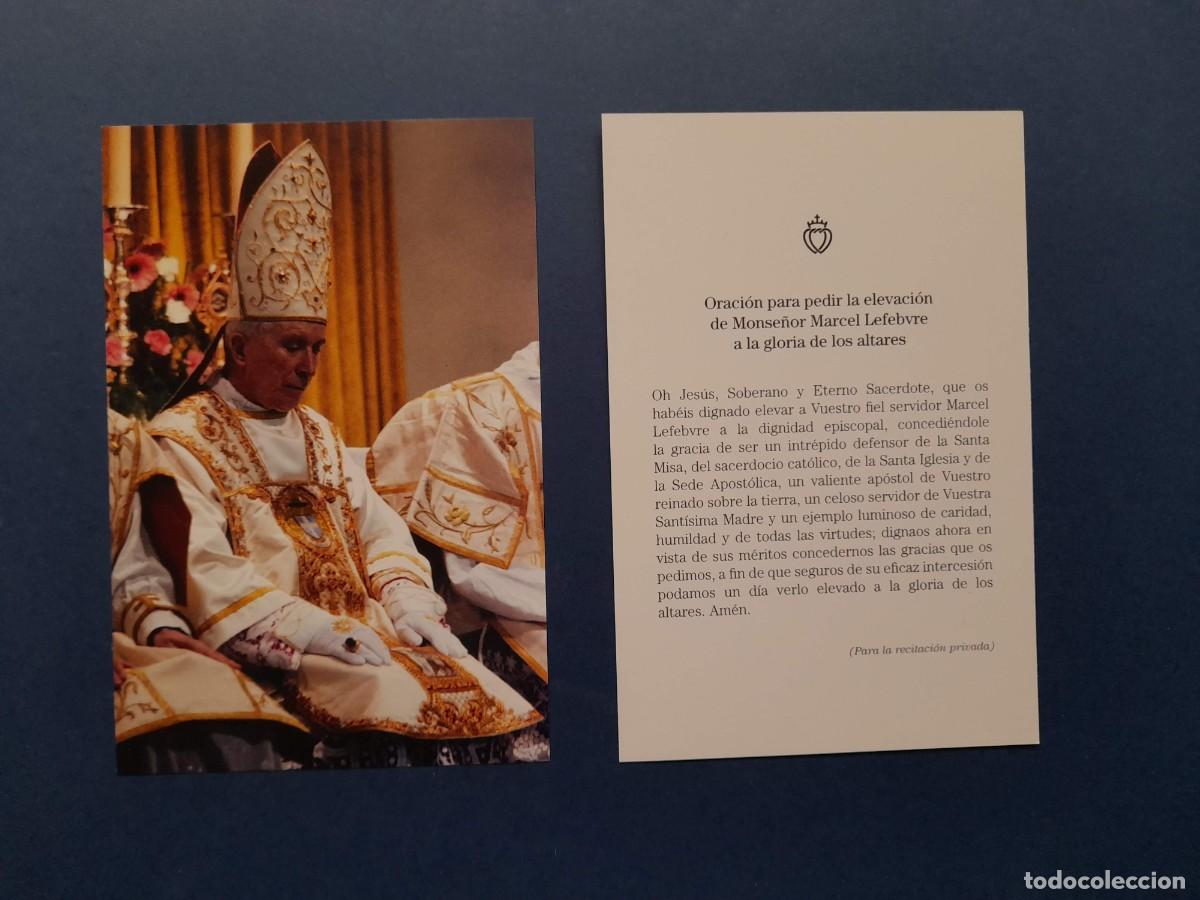 Postales: Estampa Monse&ntilde;or Marcel Lefebvre