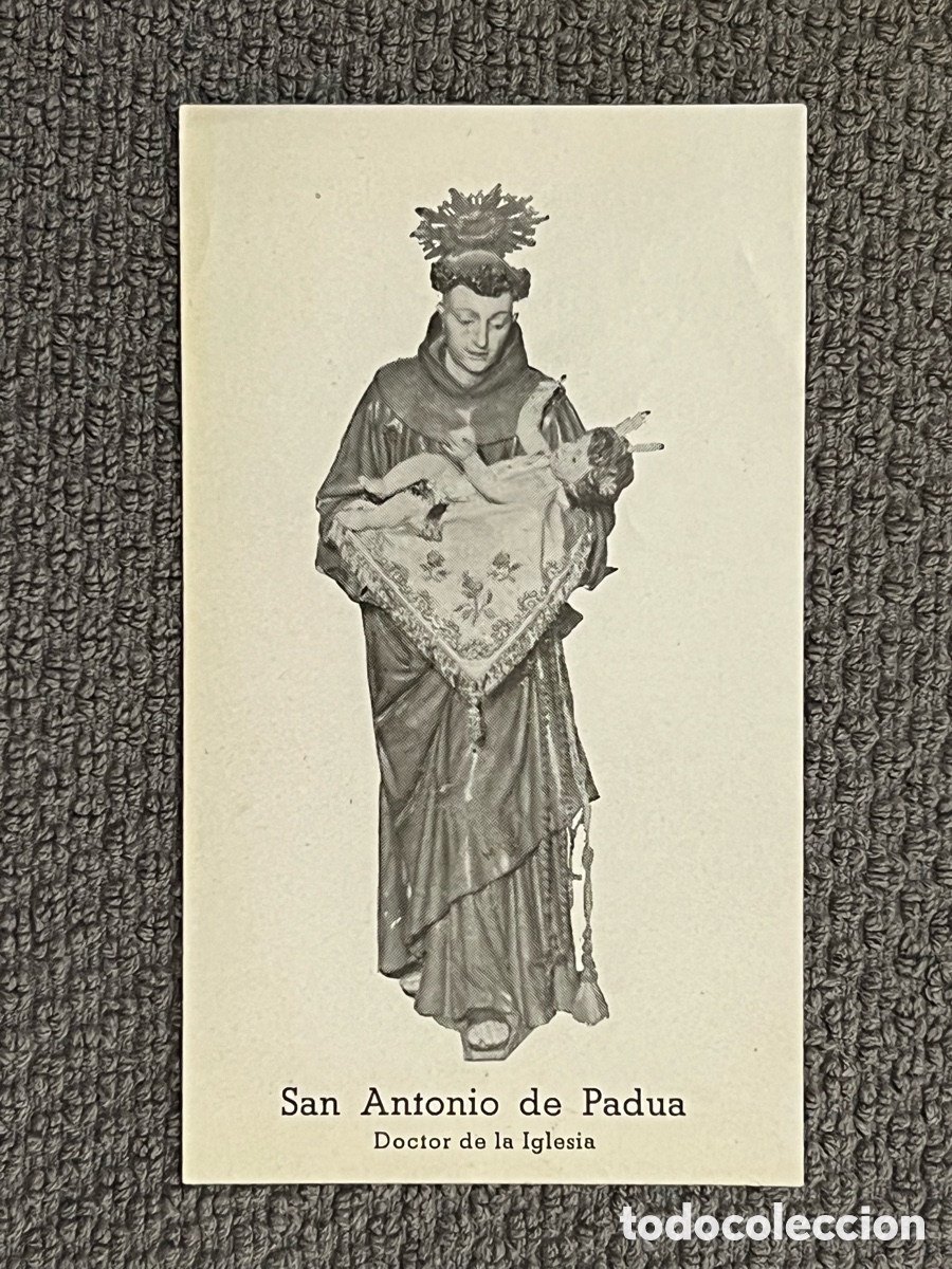 Postales: SAN ANTONIO DE PADUA Real e Ilustre Congregaci&oacute;n establecida en la Parroquia de San Marcos de Madrid