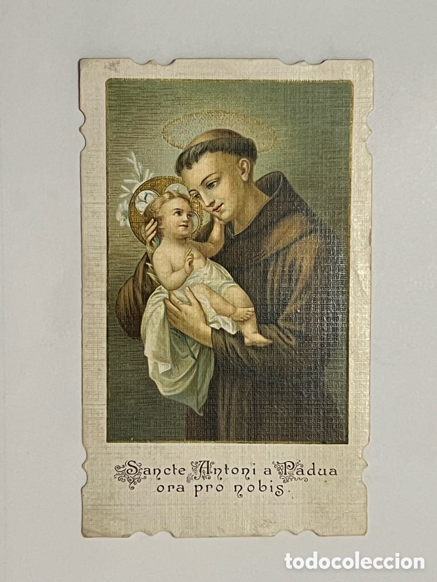 Postales: Sancte Antoni a Padua ora pro pobis. Estampa Religiosa Italiana.. (h.1930?)