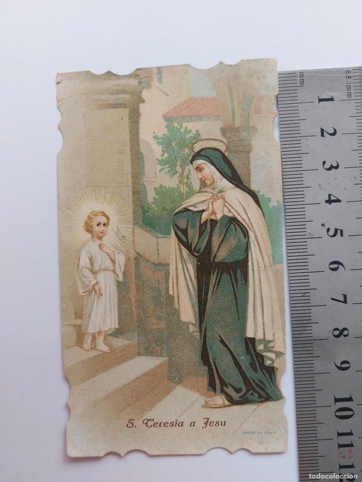 Postales: Estampa religiosa de Santa Teresa del Ni&ntilde;o Jes&uacute;s