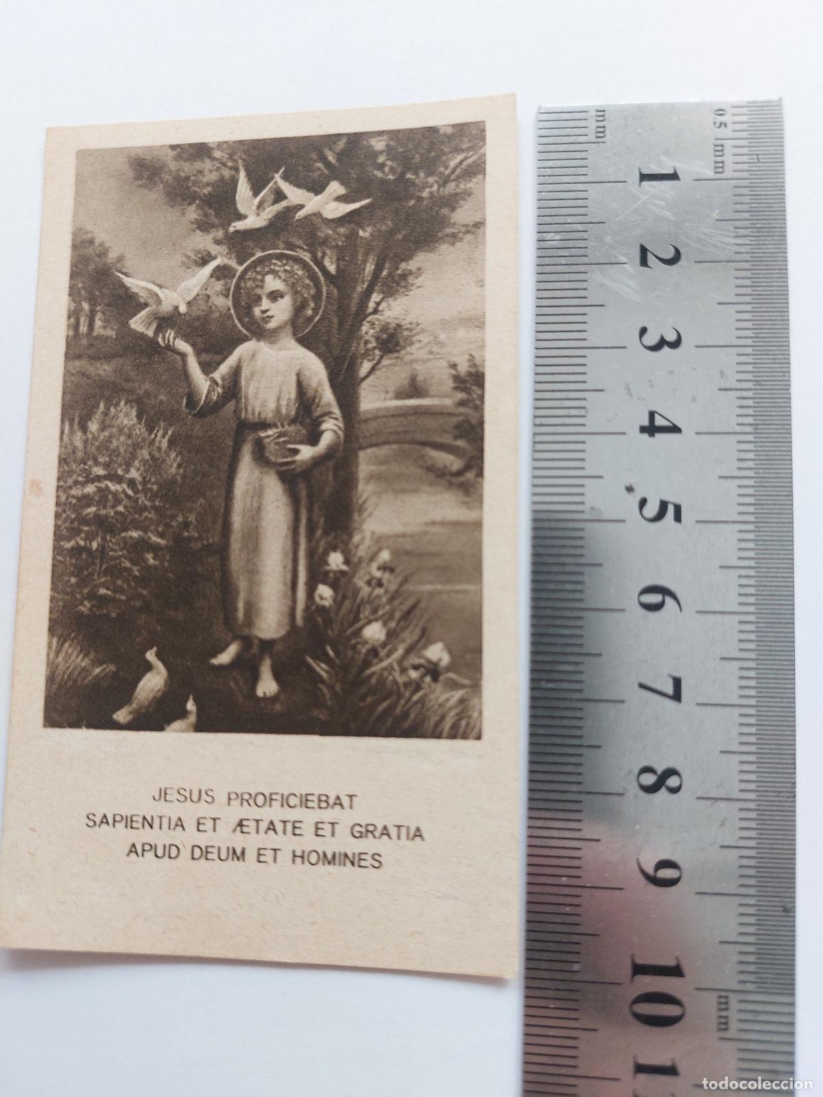 Cartoline: Estampa de recordatorio de primera misa en Barcelona