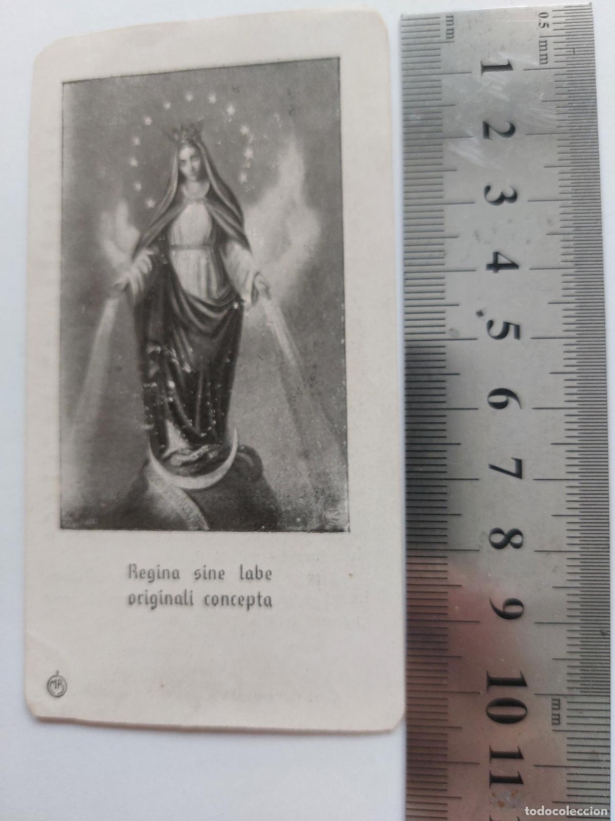Cartoline: Estampa religiosa de la Virgen Maria Inmaculada Concepcion