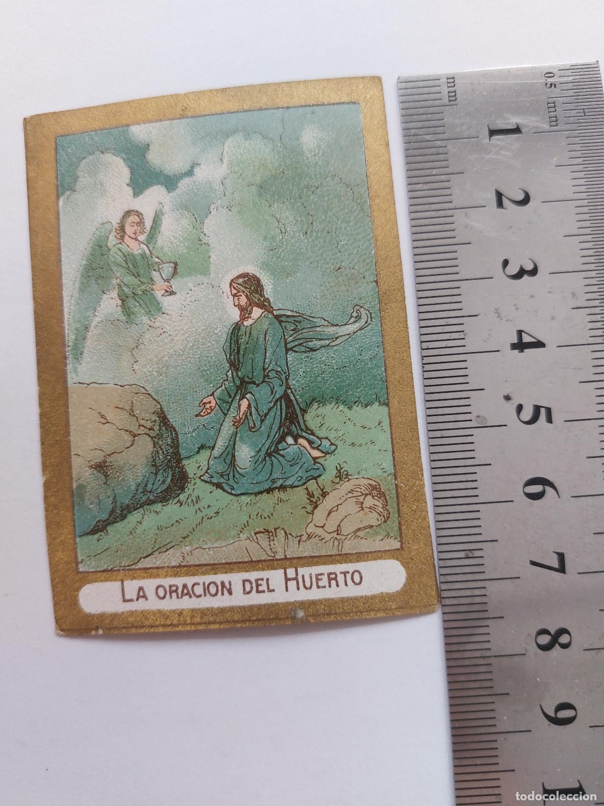 Postales: Estampa religiosa de La Oraci&oacute;n del Huerto