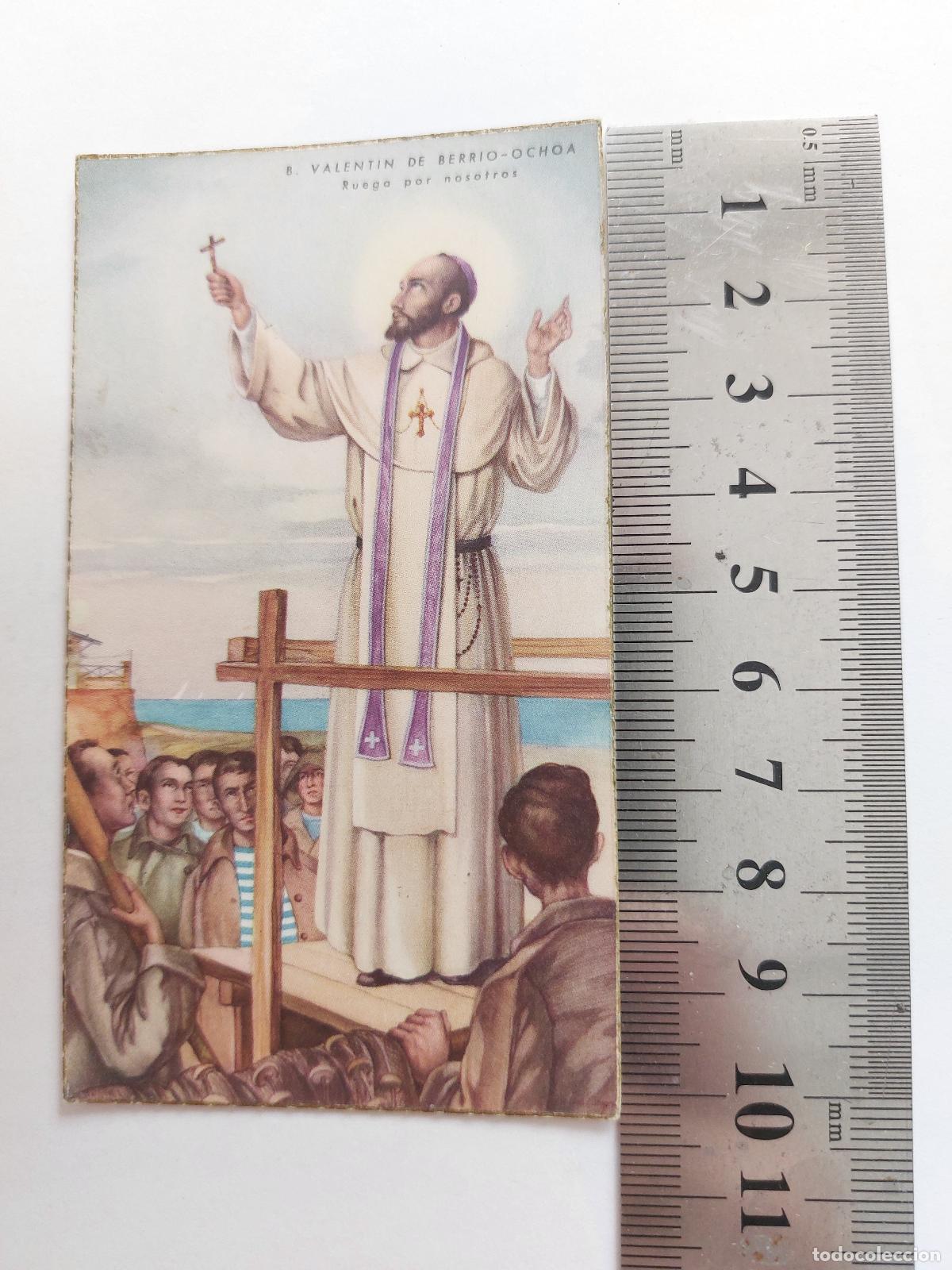 Postales: Estampa religiosa de San Valentin de Berrio-Ochoa