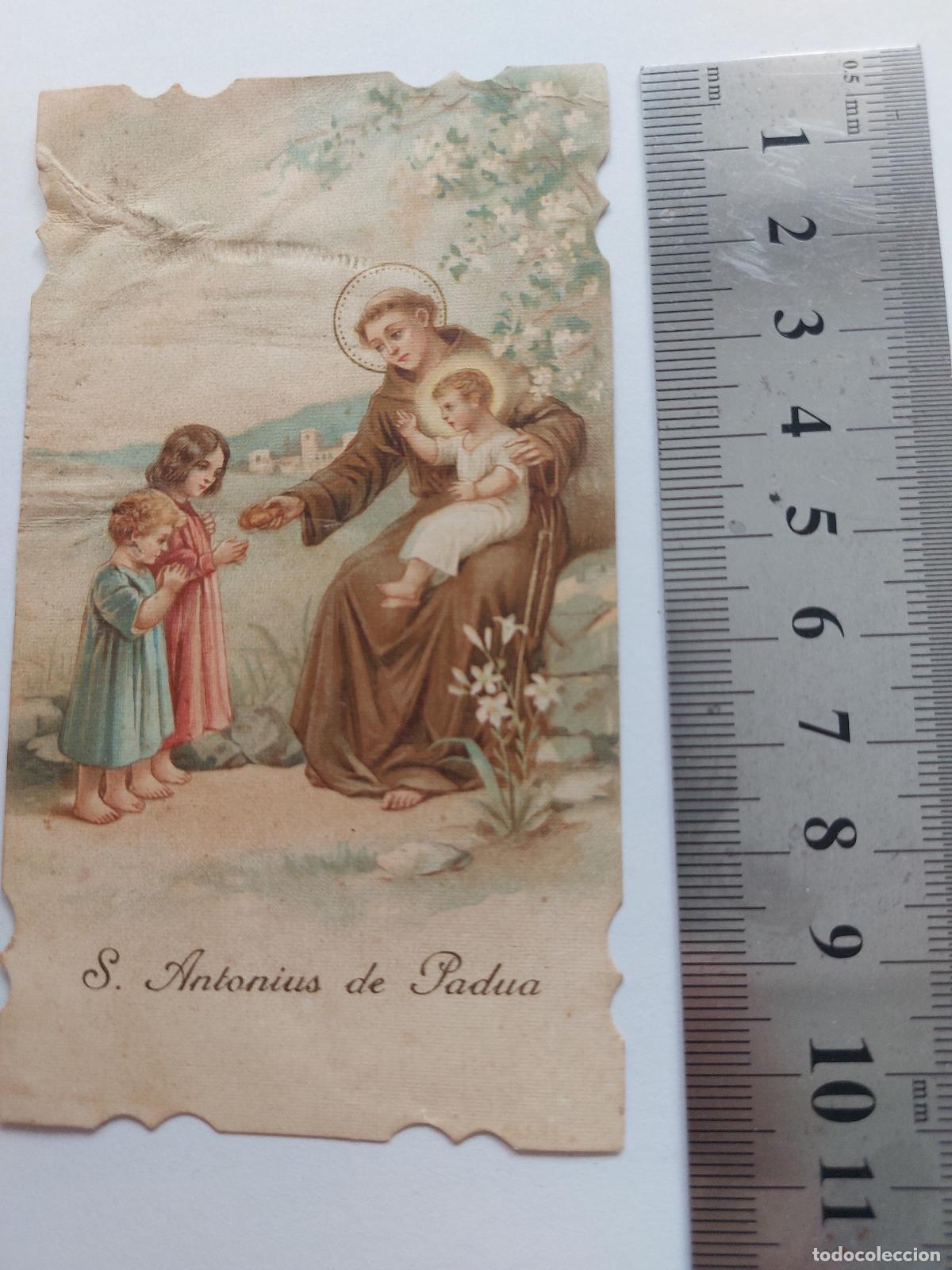 Postales: Estampa religiosa de San Antonio de Padua