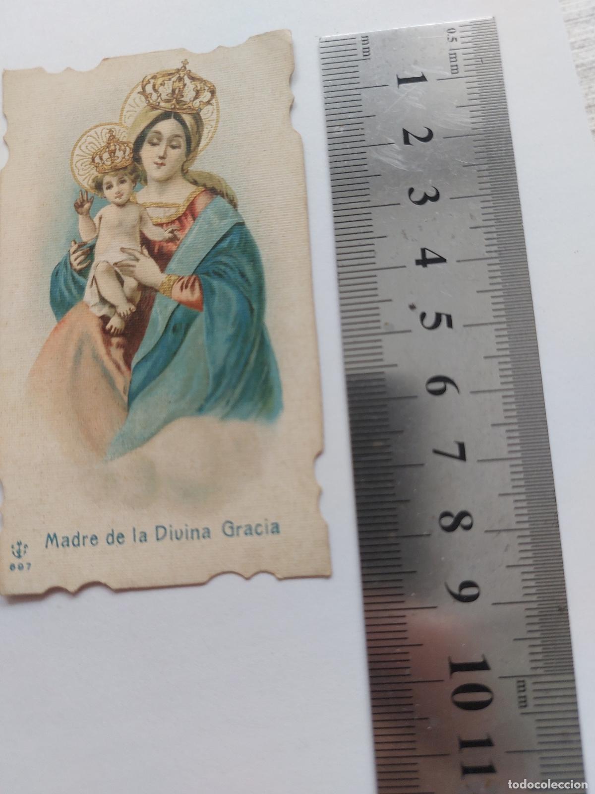 Postales: Estampa religiosa con imagen de la Madre de la Divina Gracia