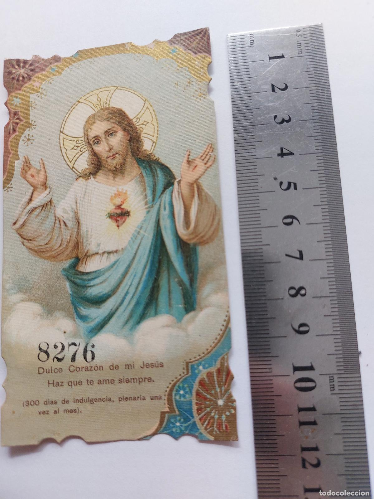 Postcards: Estampa Sagrado Coraz&oacute;n de Jes&uacute;s Arte Religioso Devocional