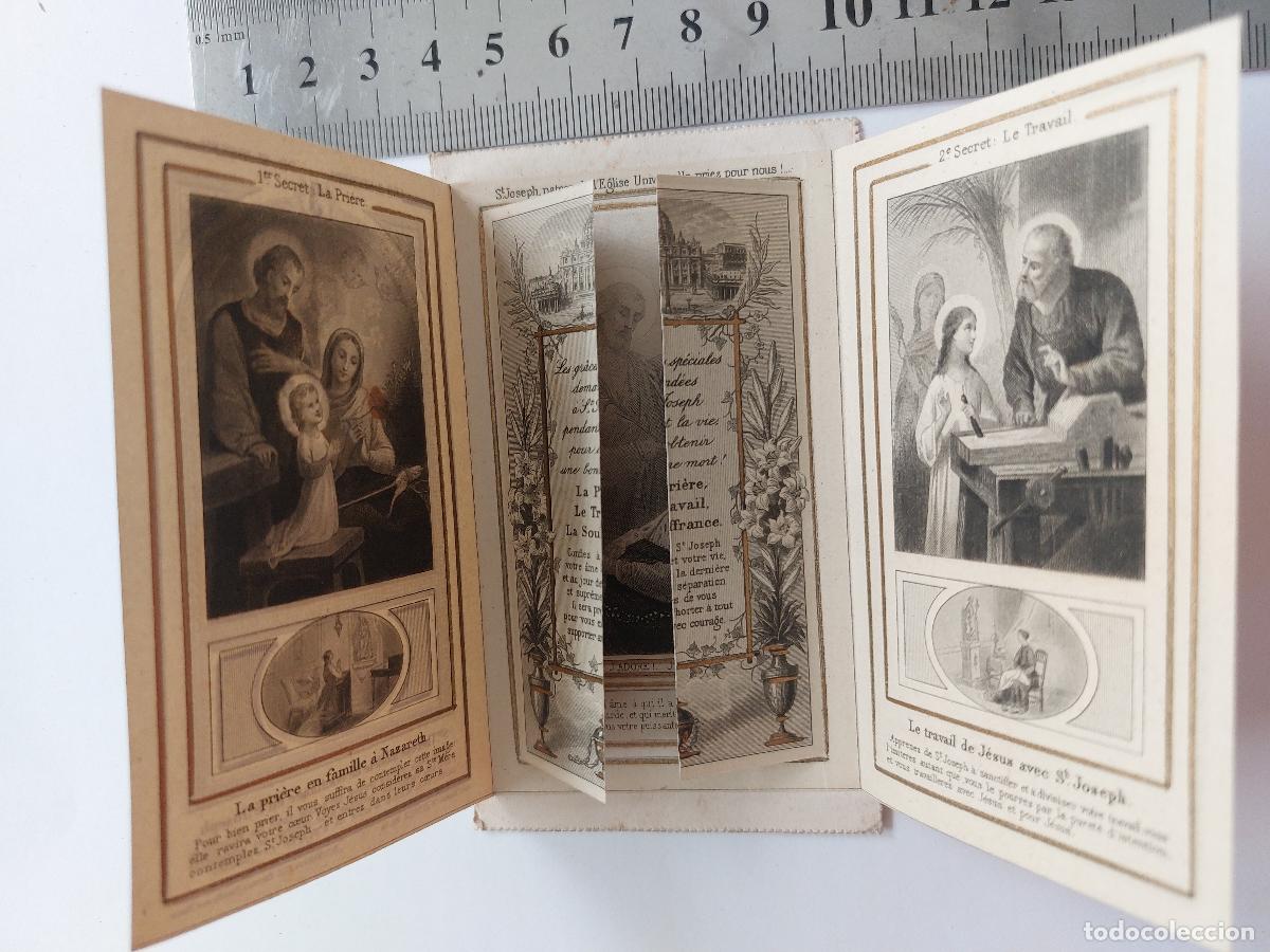 Postcards: Estampa tr&iacute;ptico religioso de San Jos&eacute;