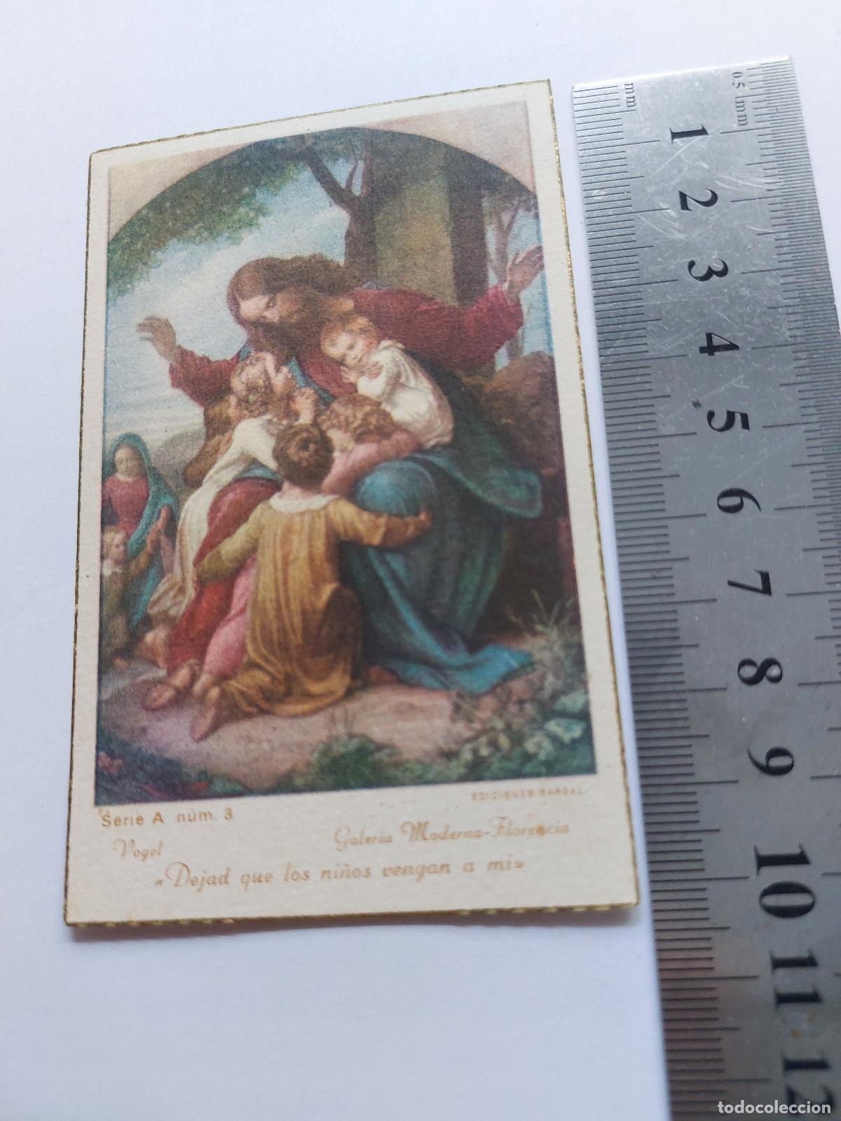 Postcards: Estampa religiosa de Jes&uacute;s con ni&ntilde;os, Arte de la Galer&iacute;a Moderna de Florencia