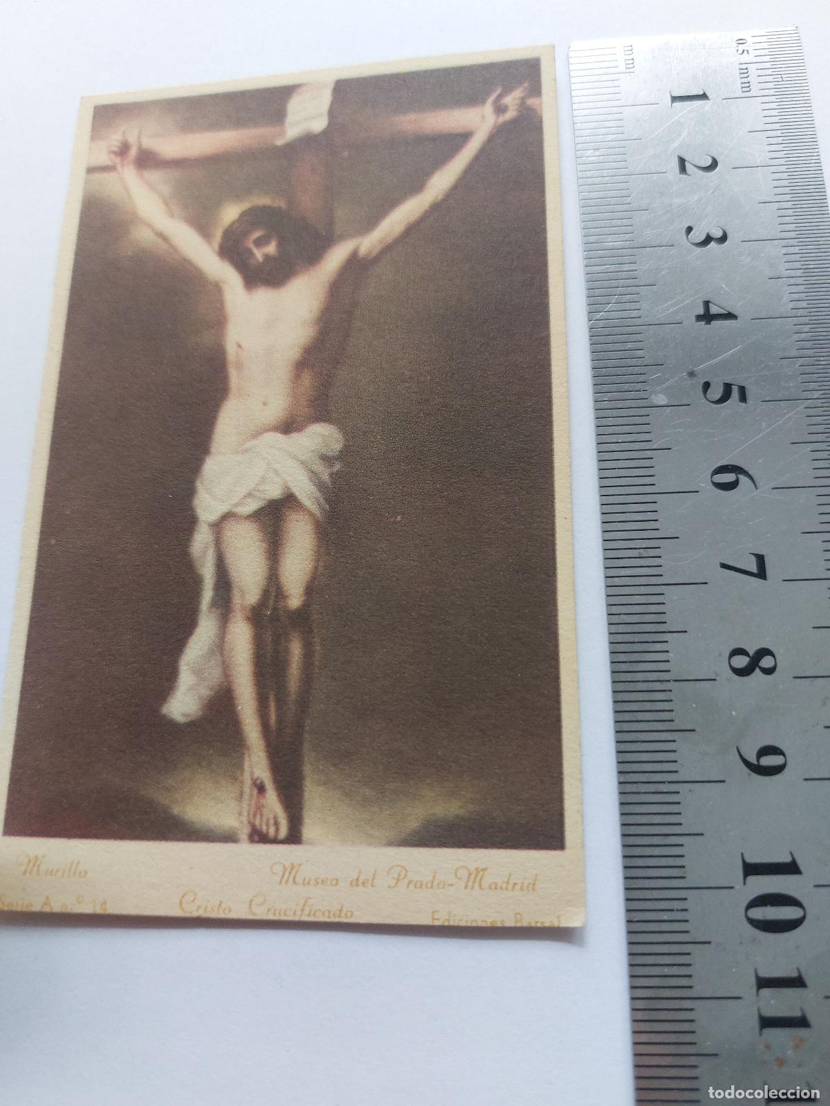 Postales: Estampa de Cristo Crucificado de Murillo Museo del Prado Madrid