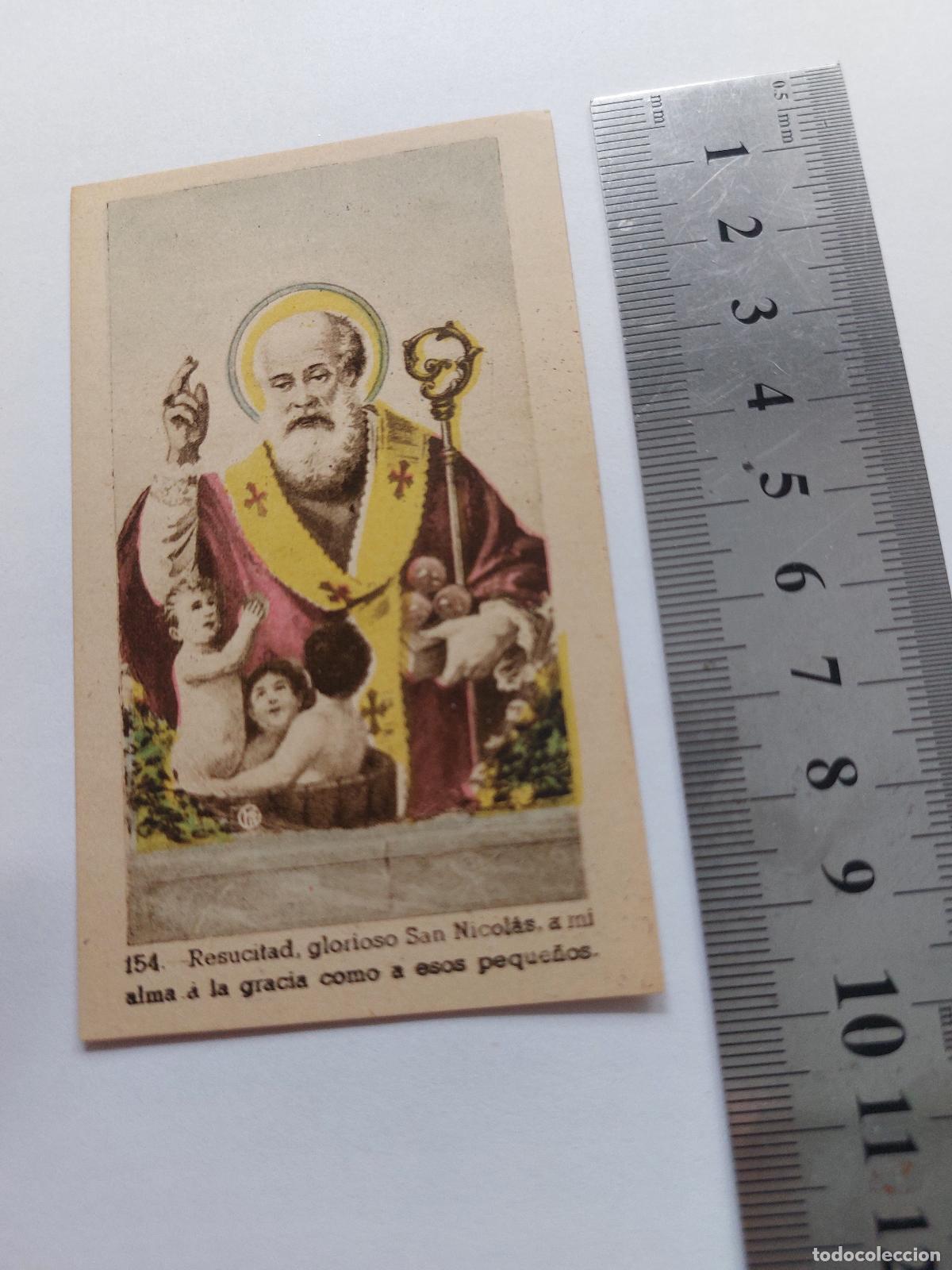 Postales: Estampa de Oraci&oacute;n a San Nicol&aacute;s de Bari, Barcelona